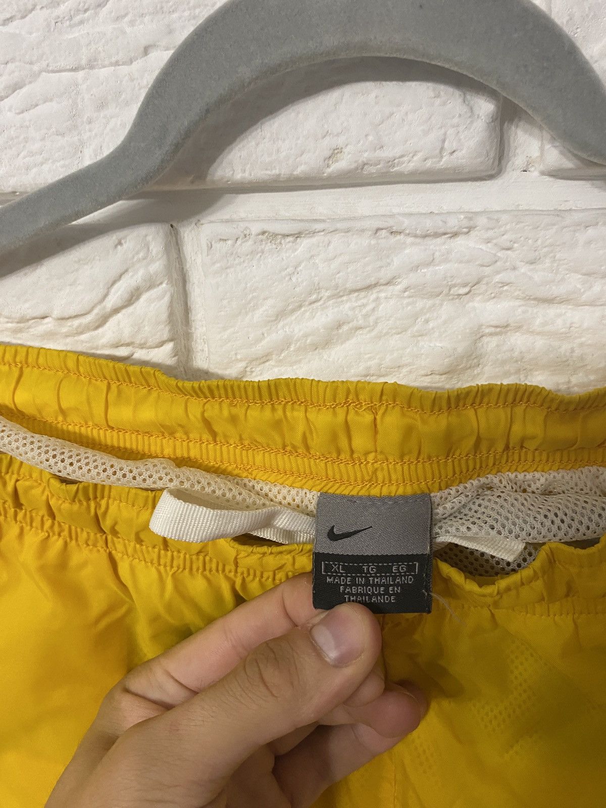 Nike × Vintage Vintage Y2K Nike swoosh nylon shorts Size US 40 / EU 56 - 3 Thumbnail