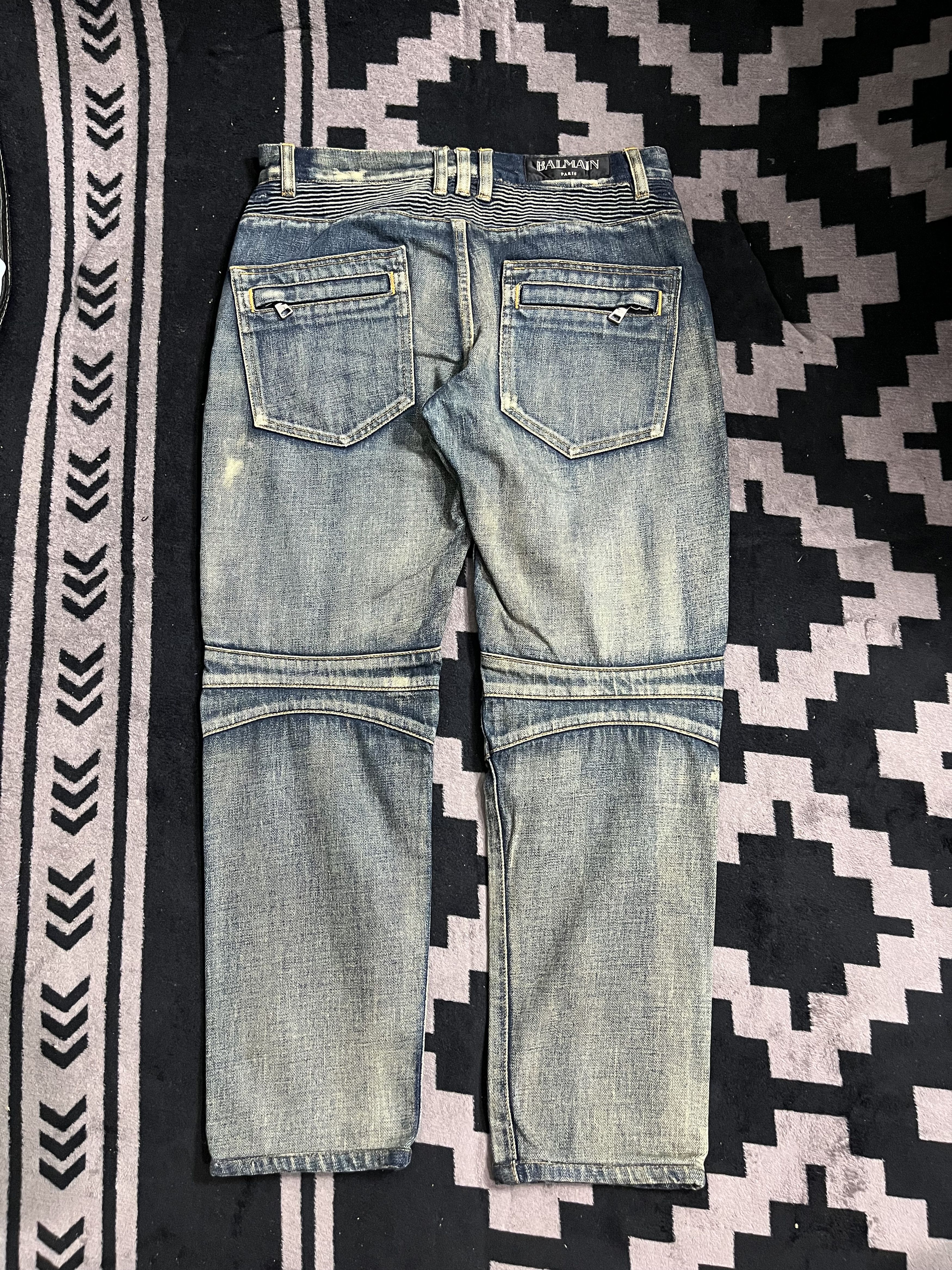 Balmain Balmain decarnin era biker jeans Size US 32 / EU 48 - 2 Thumbnail