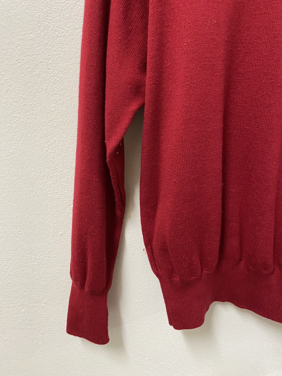 Yves Saint Laurent Vtg Yves Saint Laurent YSL Knitwear Red Size US L / EU 52-54 / 3 - 8 Thumbnail