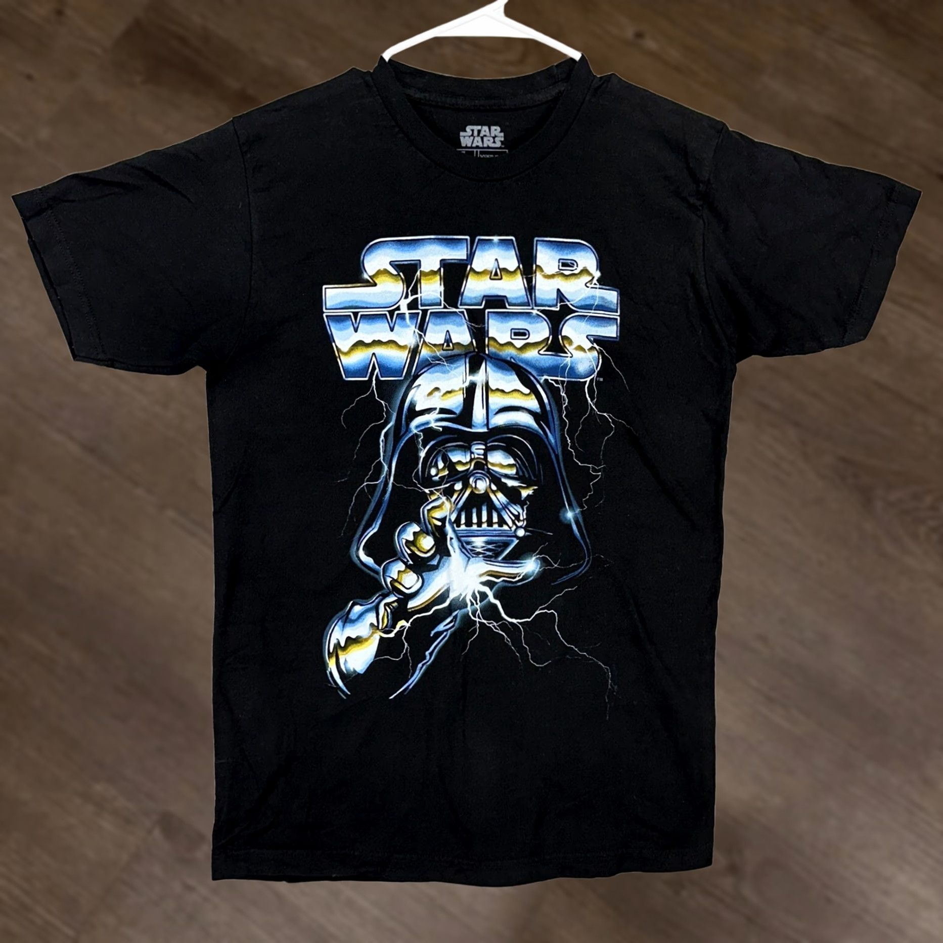 Star Wars Star Wars Darth Vader Adult Mens T-Shirt Medium Black Graphic Print Short Sleeve Shirt Mens Size US M / EU 48-50 / 2 - 1 Thumbnail