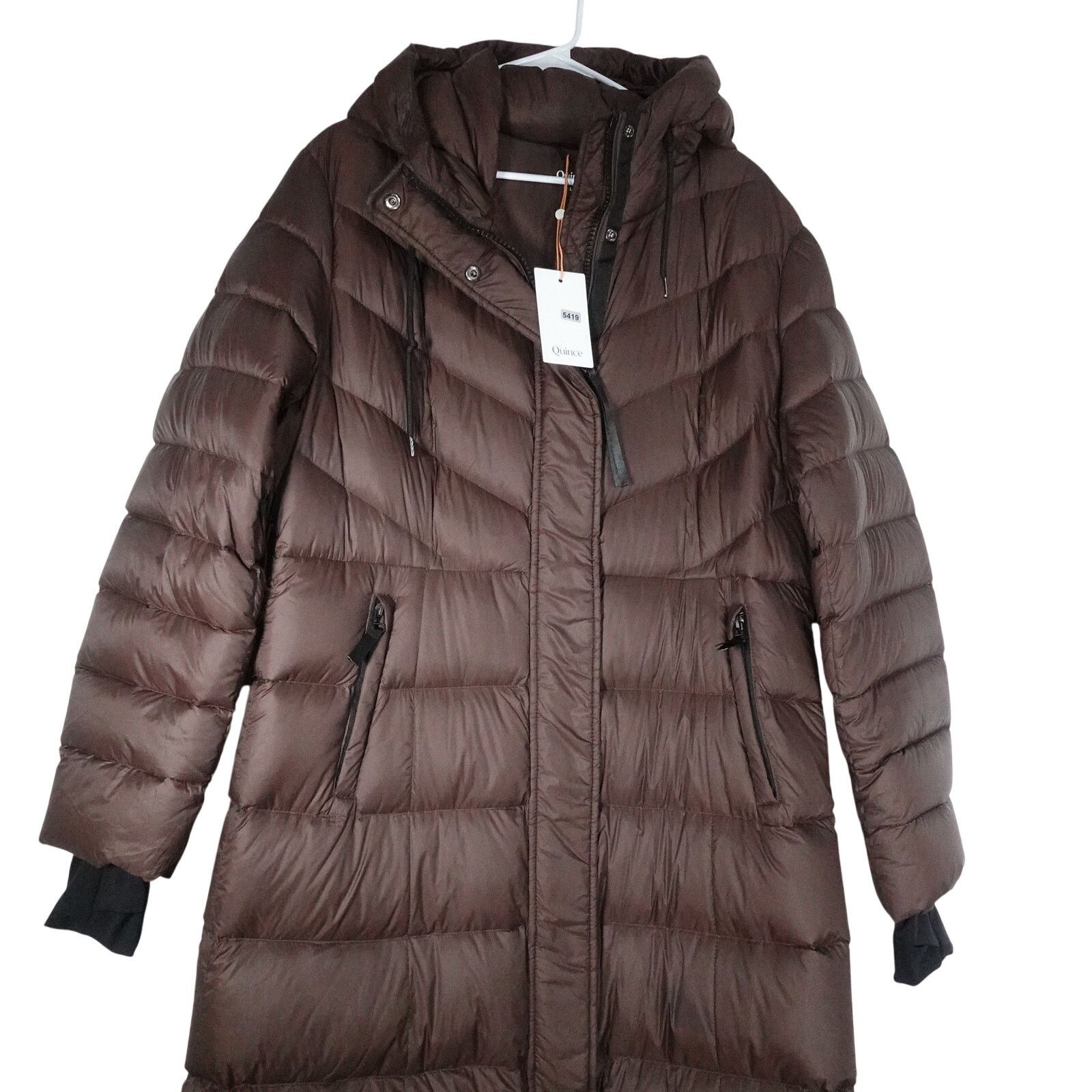 Quince *No Belt Quince Large Responsible Down Long Puffer Coat Size L / US 10 / IT 46 - 4 Thumbnail