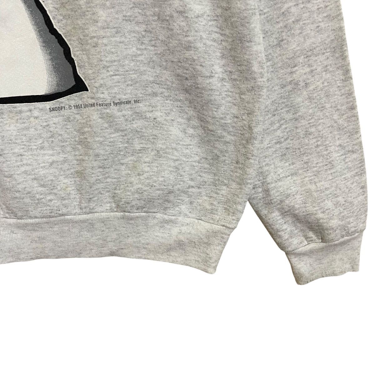 Peanuts × Vintage × Warner Bros Vintage 90s Snoopy Big Logo Crewneck Sweatshirt Size US M / EU 48-50 / 2 - 5 Thumbnail