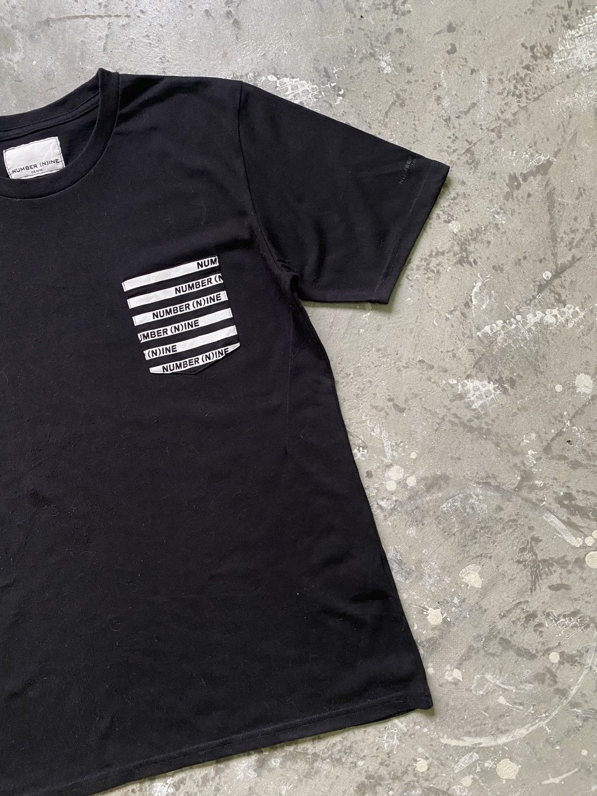 Number (N)ine Number Nine Denim Pocket Tee Shirt Size US M / EU 48-50 / 2 - 2 Thumbnail