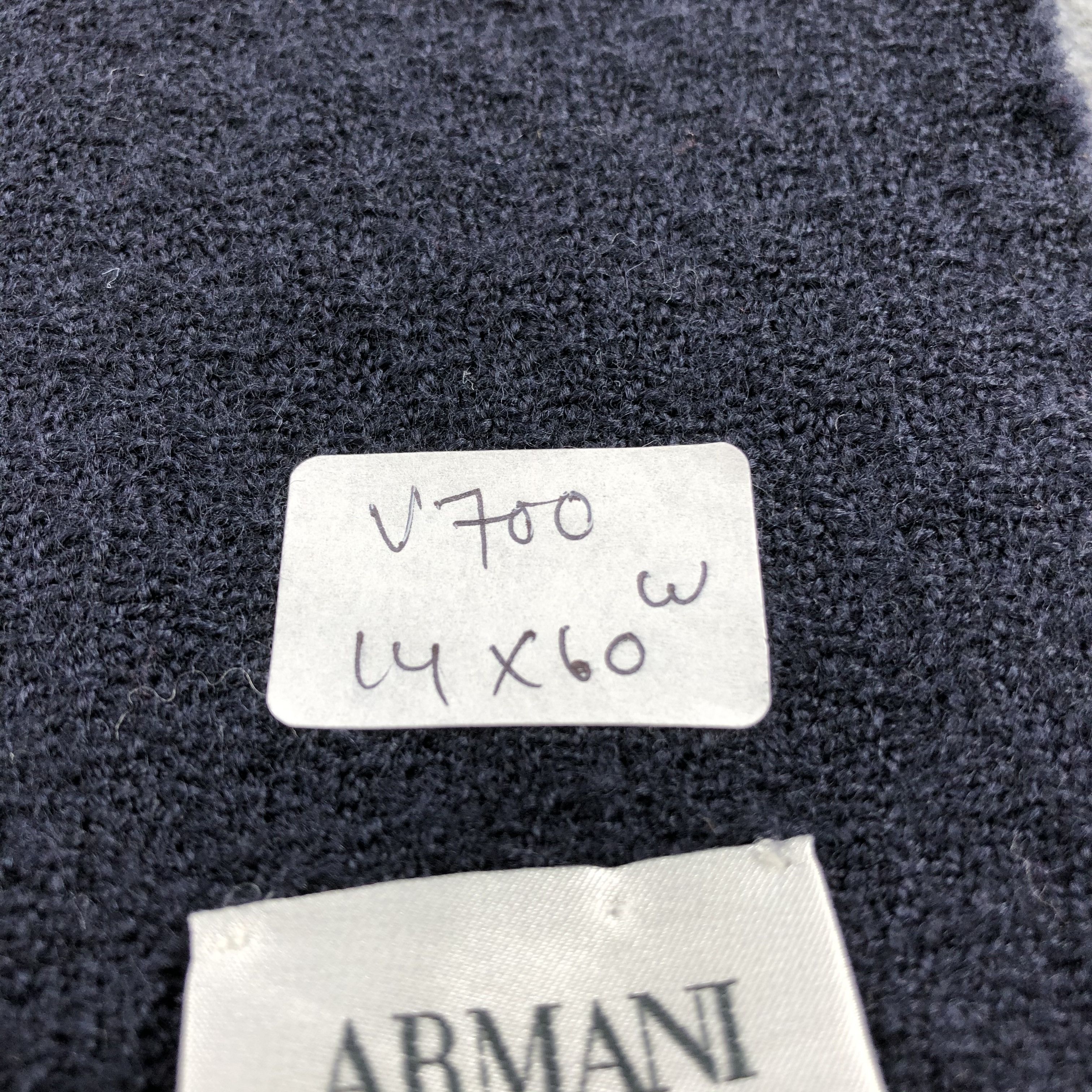 Armani Collezioni Armani Collezioni Wool Scarf Muffler V700 Size ONE SIZE - 8 Thumbnail