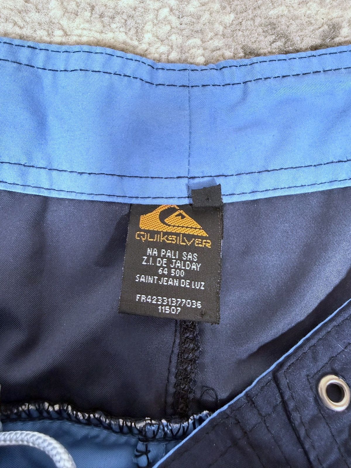 Quiksilver Y2K Quiksilver Blue Navy BoardShorts Size US 38 / EU 54 - 4 Thumbnail