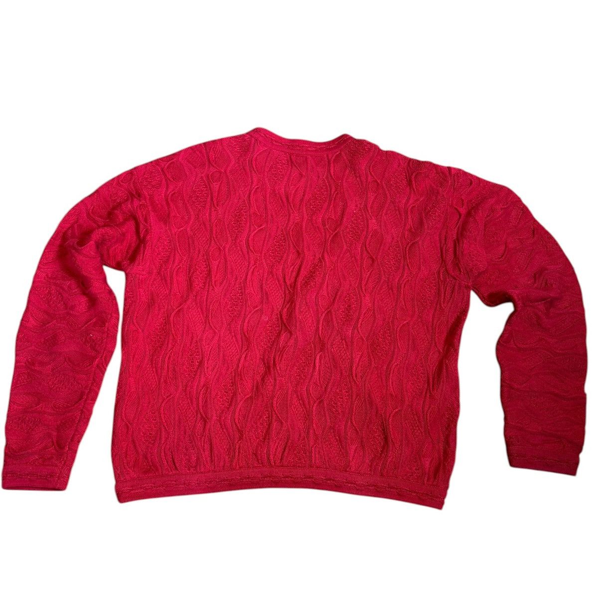 Coogi Vintage COOGI Australia 3D Knit Sweater Red Mens L Biggie Size US L / EU 52-54 / 3 - 9 Thumbnail