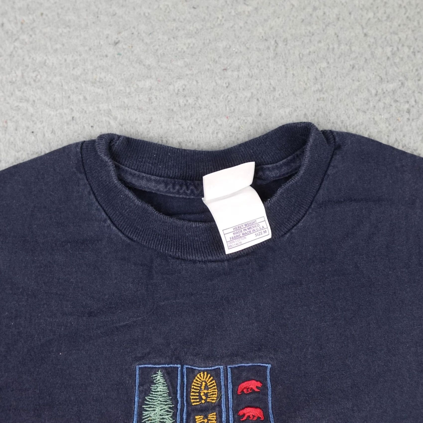 Sanctuary VINTAGE Alaska Rainforest Sanctuary Shirt Mens M Blue Ketchikan Nature Tee Intex Size US M / EU 48-50 / 2 - 5 Thumbnail