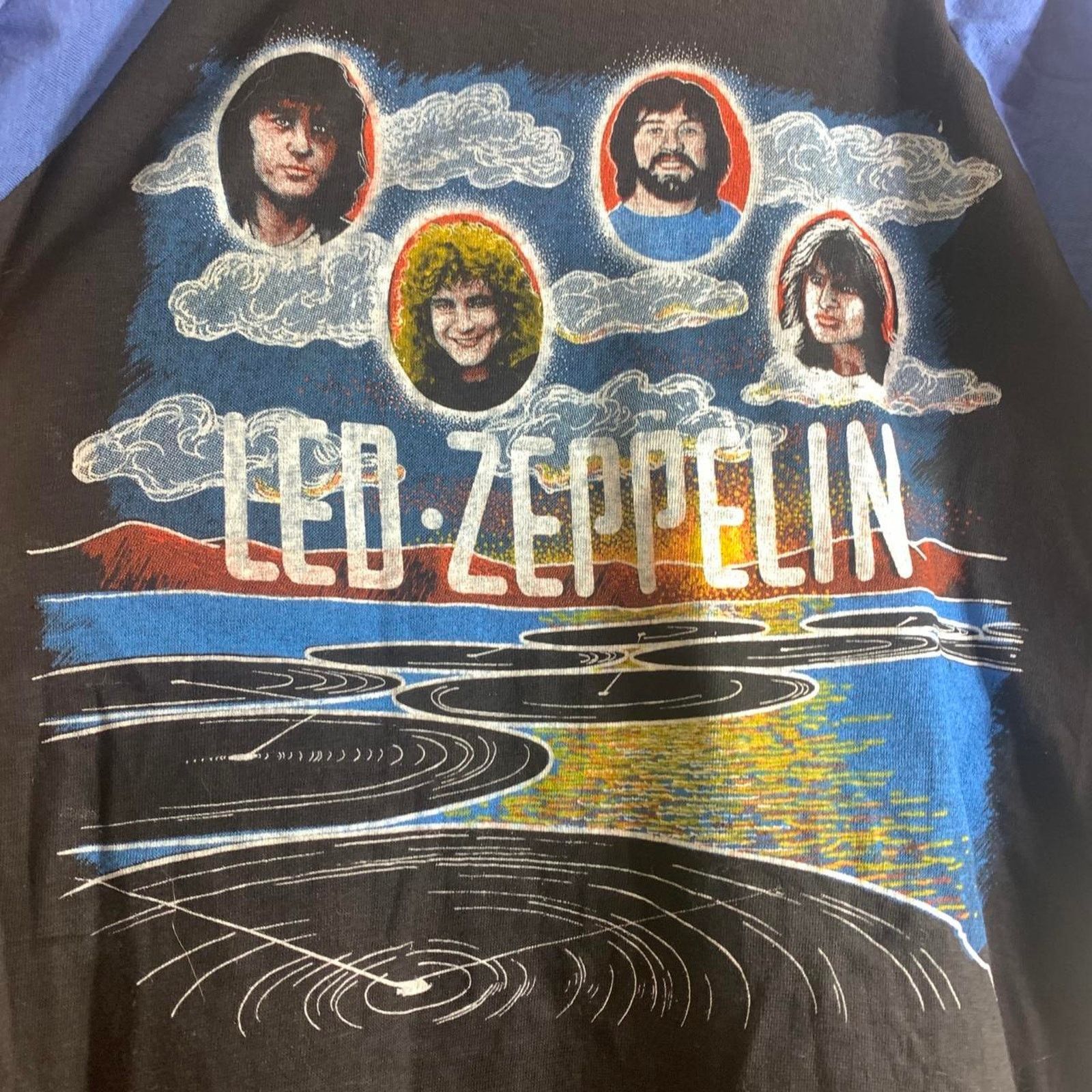 Vintage 1982 LED ZEPPELIN ZOSO Coda Album 3/4 sleeve tee shirt L Size US L / EU 52-54 / 3 - 7 Thumbnail
