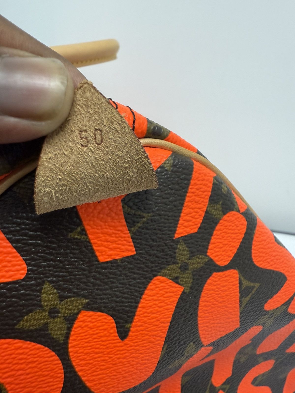 Louis Vuitton × Stephen Sprouse Louis Vuitton Stephen Sprouse Orange Graffiti Keepall 50 Size ONE SIZE - 8 Thumbnail