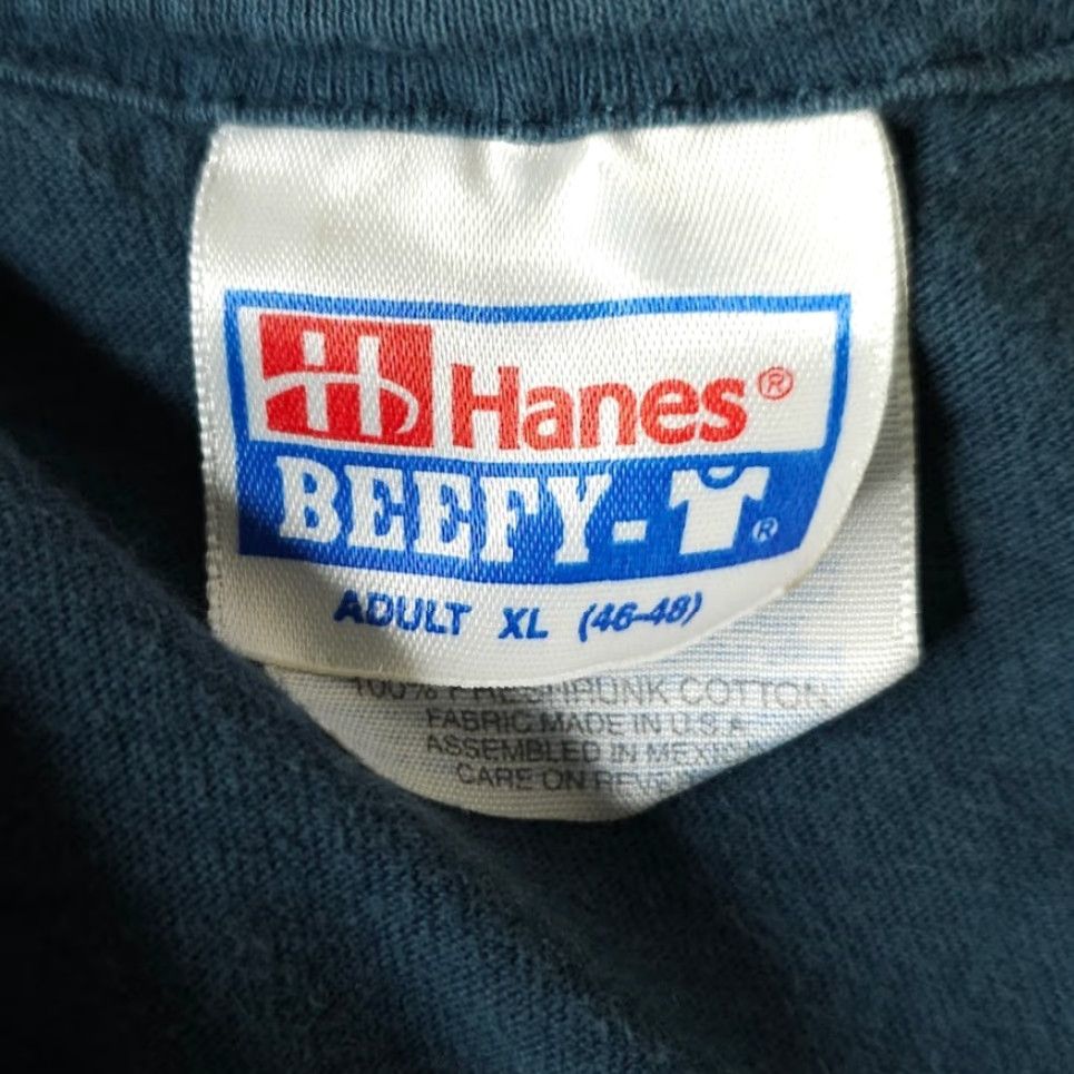 Hanes VINTAGE Halau Hula Puanani'ohelohelo T Shirt Mens XL Blue 90s Hawaiian Surfboard T-Shirt Hanes Size US XL / EU 56 / 4 - 7 Thumbnail