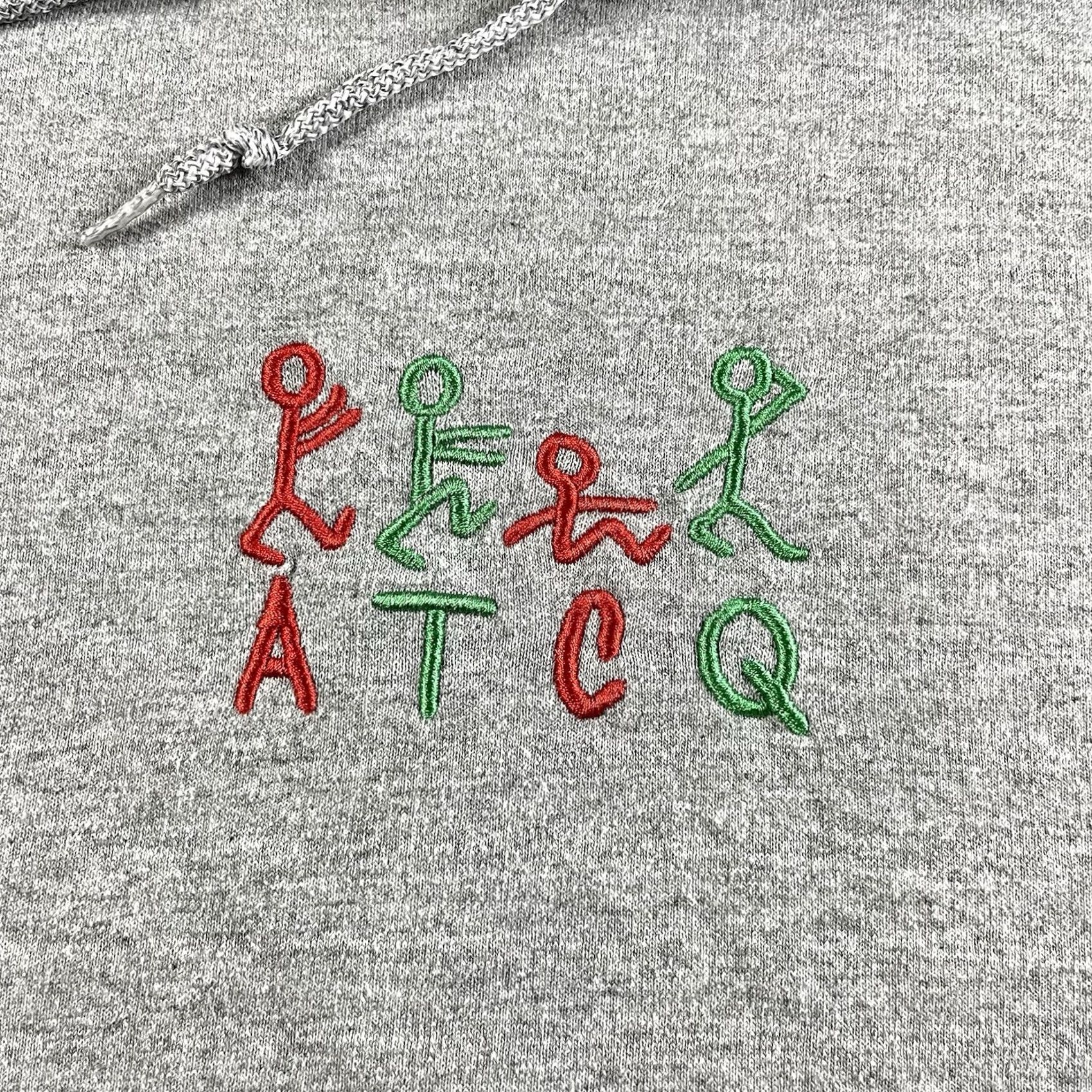 Quest ATCQ Shirt Mens XL Gray Tribe Called Quest Hoodie Hip Hop Rap Sweatshirt Music Size US XL / EU 56 / 4 - 3 Thumbnail