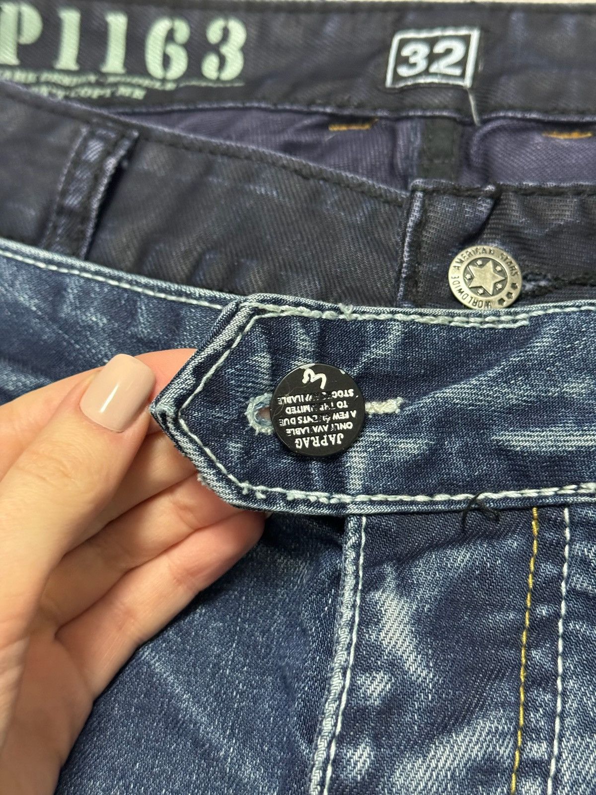 If Six Was Nine × Japanese Brand Vintage Okishama Samoki Jeans Japanese Denim Pants Opium Y2K Size US 32 / EU 48 - 6 Thumbnail