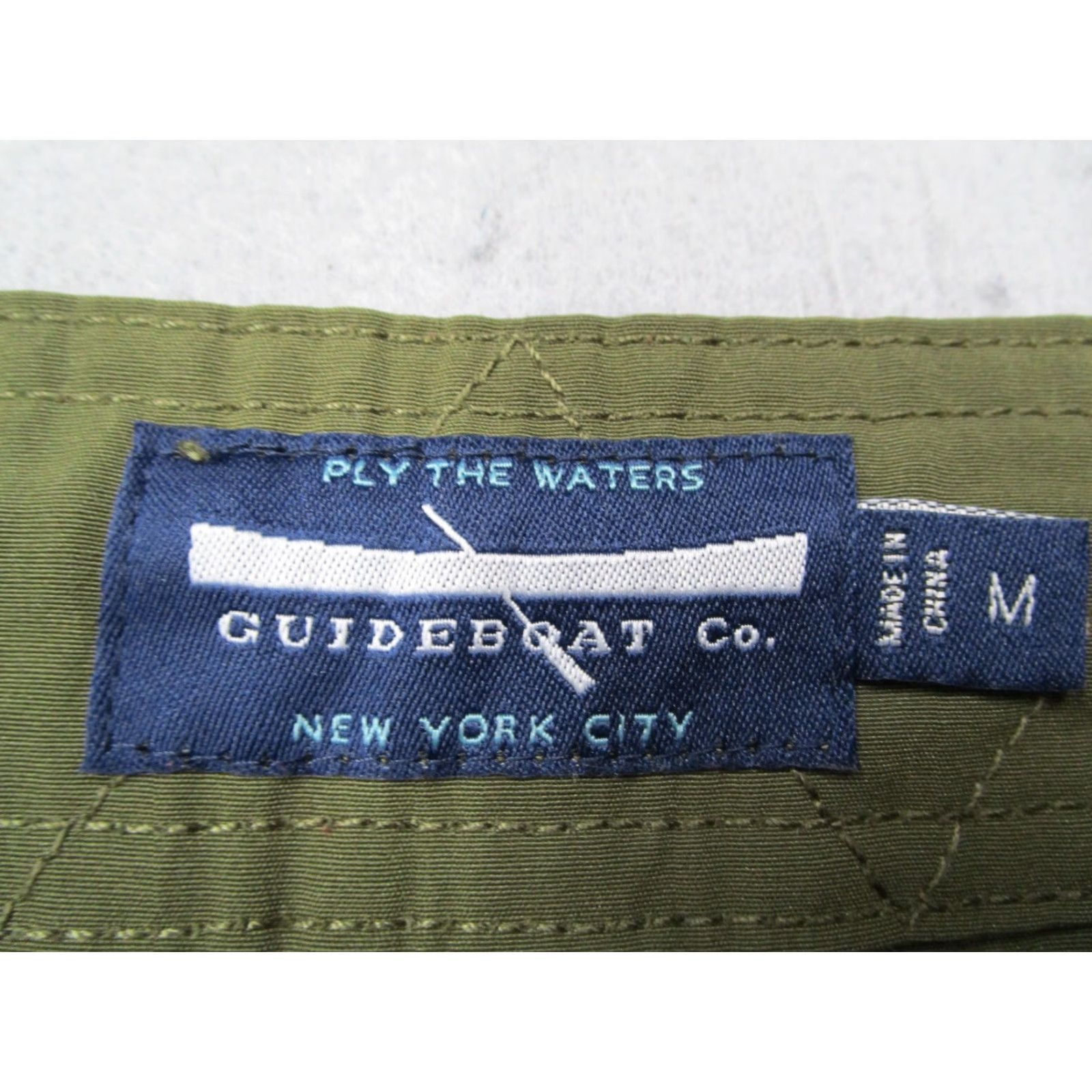 CO Guide Boat Co Men’s Green Hybrid Shorts M 9" Casual Outdoor Pocketed Drawstring Chino Size US 31 - 2 Thumbnail