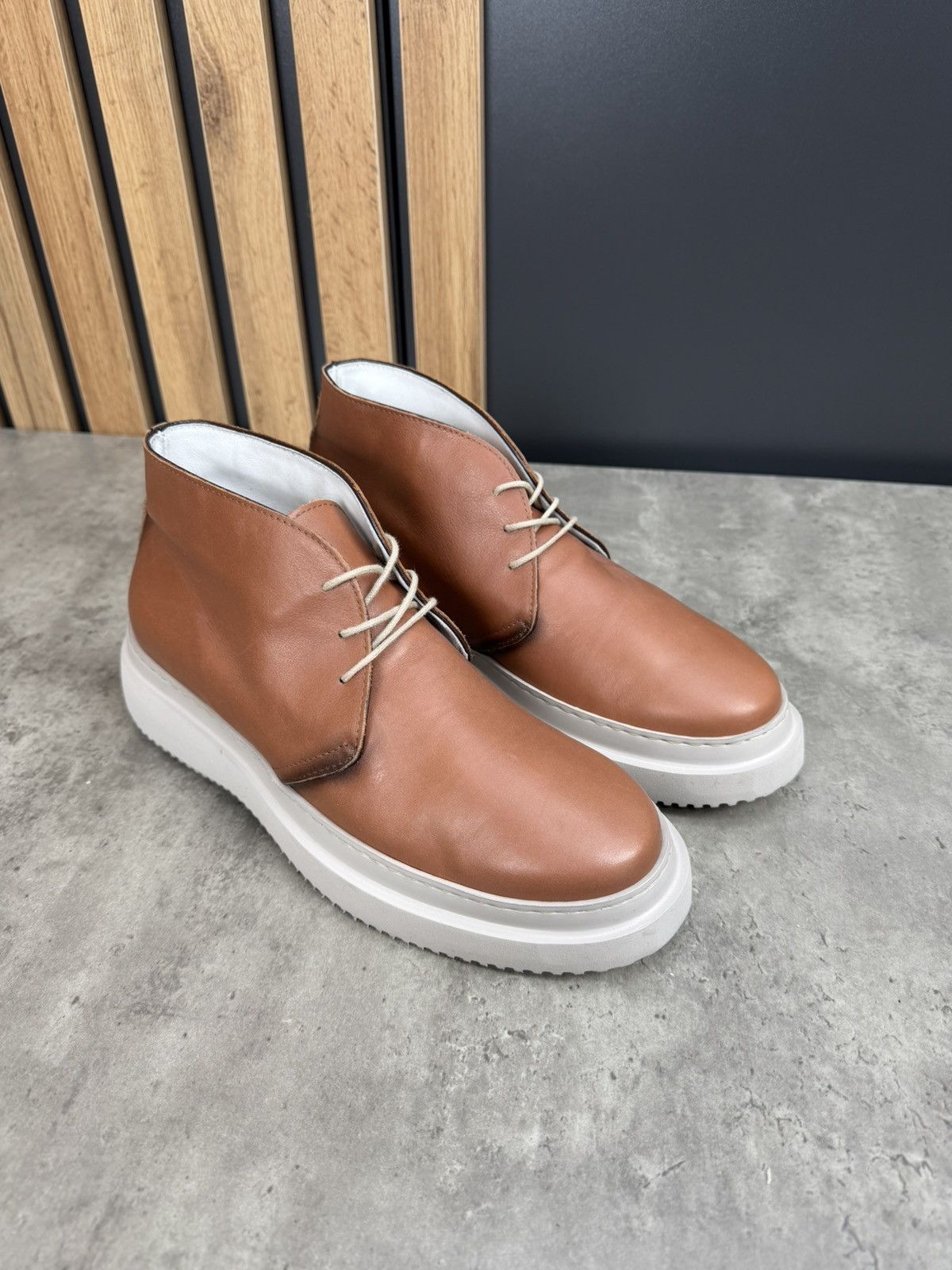 Moreschi Moreschi Leather Desert Boots Brown Size 41 Size US 8 / EU 41 - 10 Thumbnail