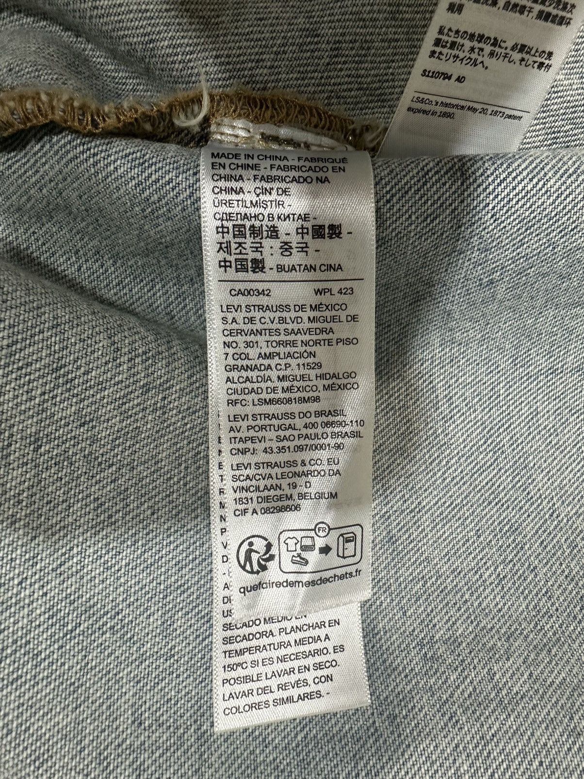 DENIM TEARS × Levi's Denim Tears x Levis Light Blue Cotton Wreath Denim Jacket Size US L / EU 52-54 / 3 - 7 Thumbnail