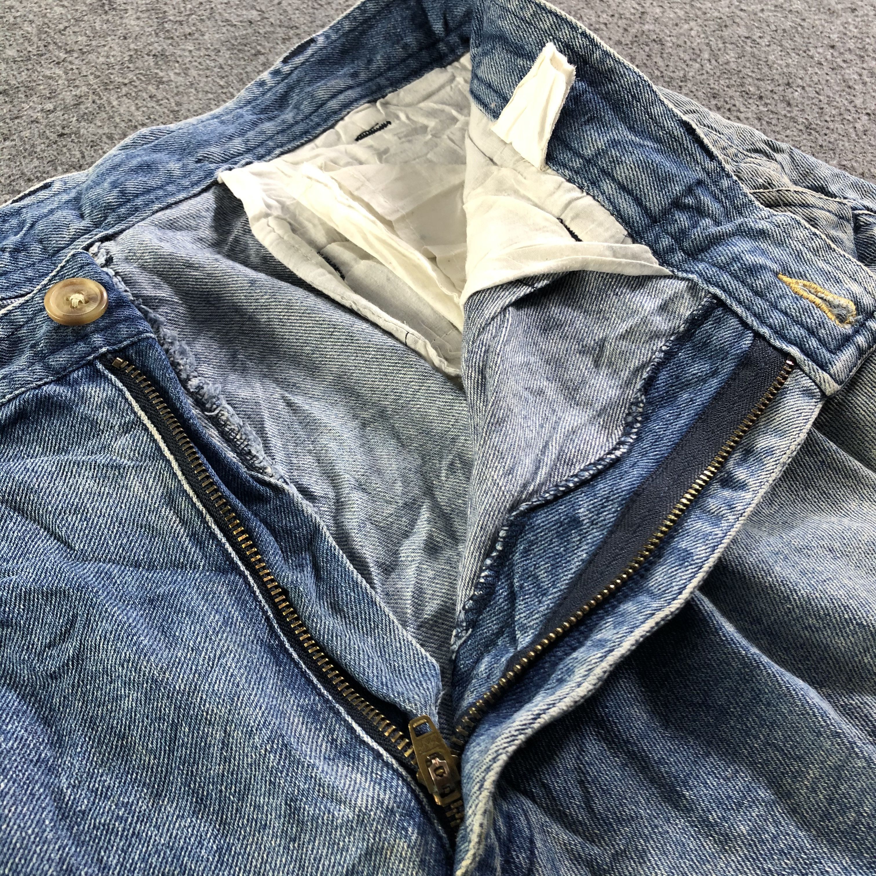 Vintage Vintage Blue Wash Even River Jeans-J3903 Size US 34 / EU 50 - 7 Thumbnail