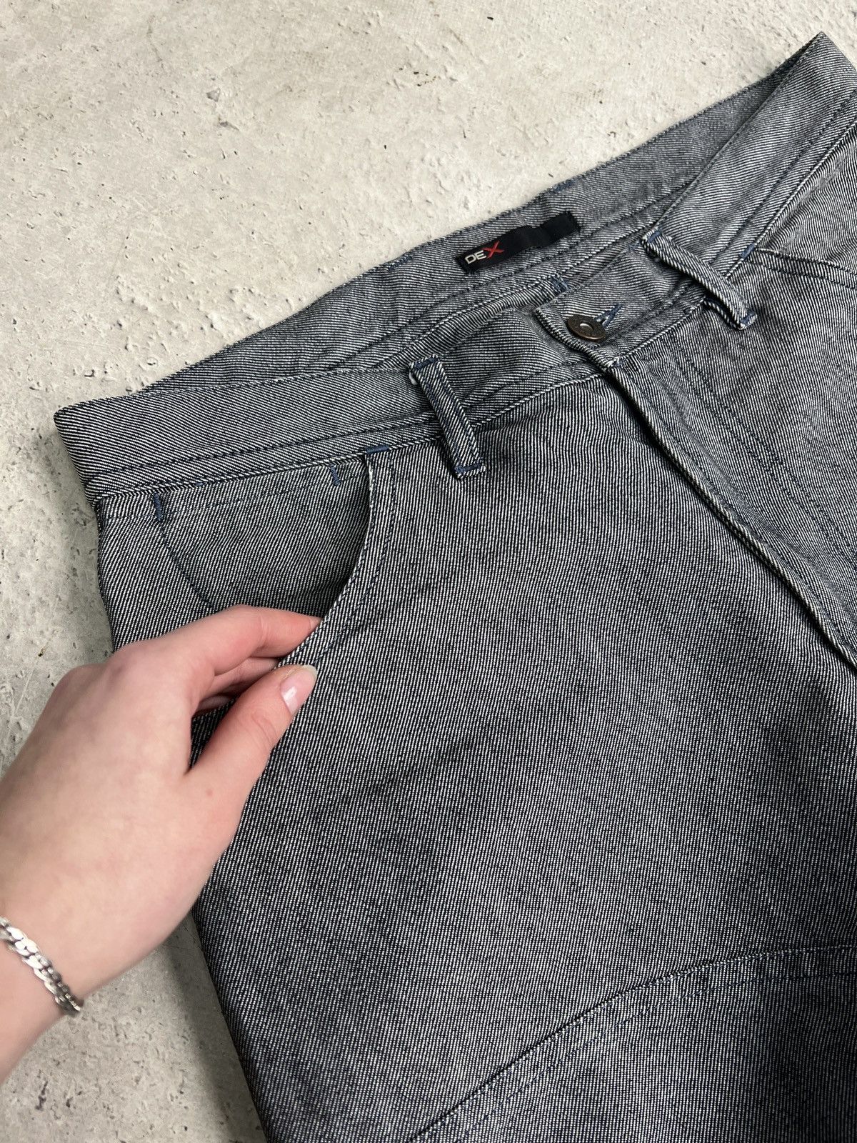 JNCO Metallic wide leg baggy rap pants y2k style streetwear Size US 34 / EU 50 - 5 Thumbnail