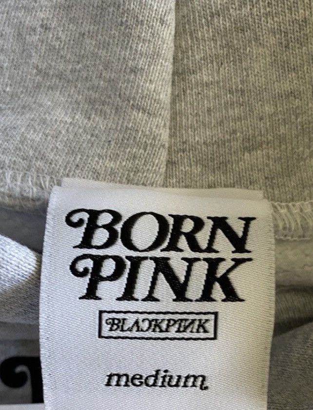 Other BLACKPINK x VERDY BORN PINK AMEX PLUSH HOODIE GREY MED Size US M / EU 48-50 / 2 - 6 Thumbnail