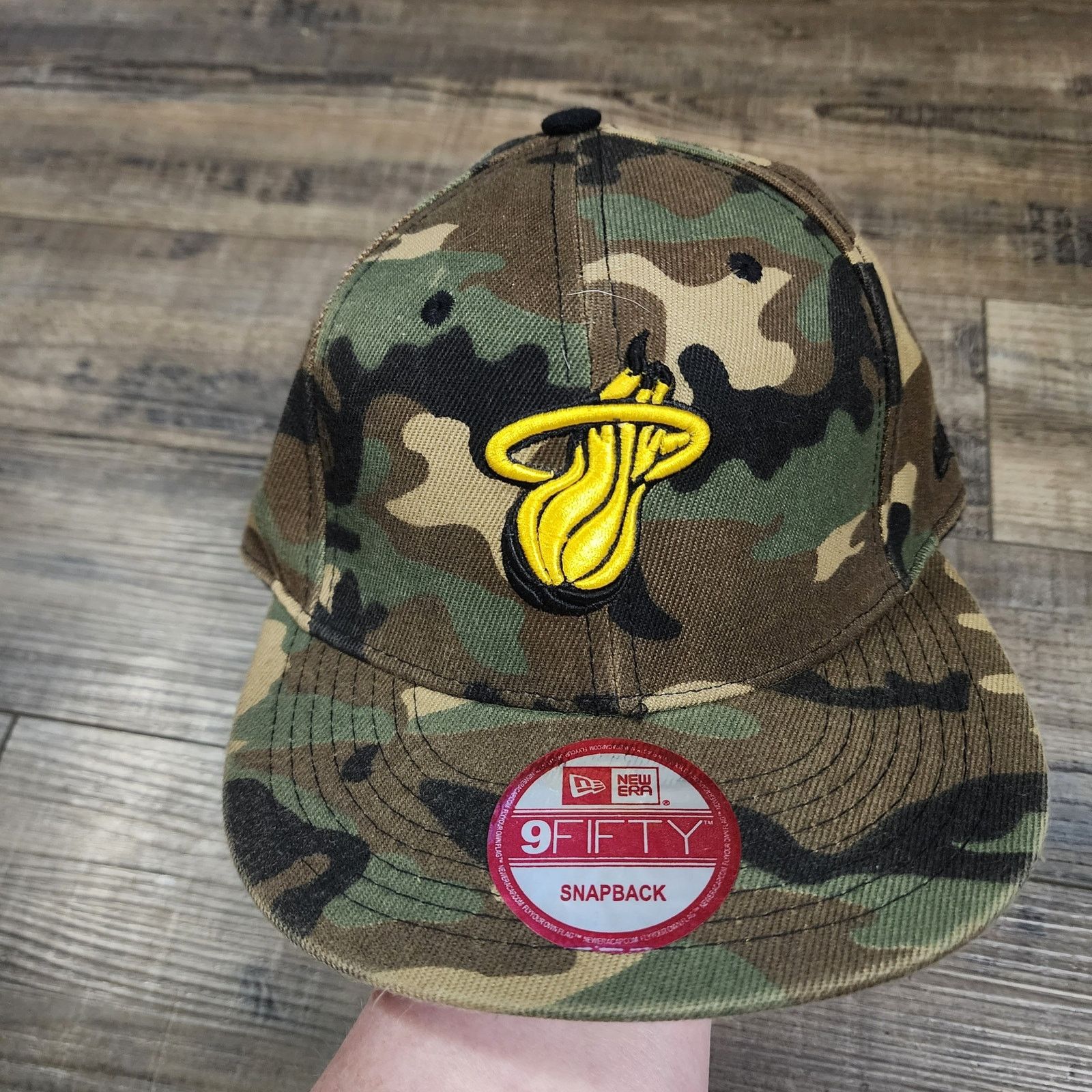 Miami Heat NBA Basketball Camouflage New Era Snap back VV