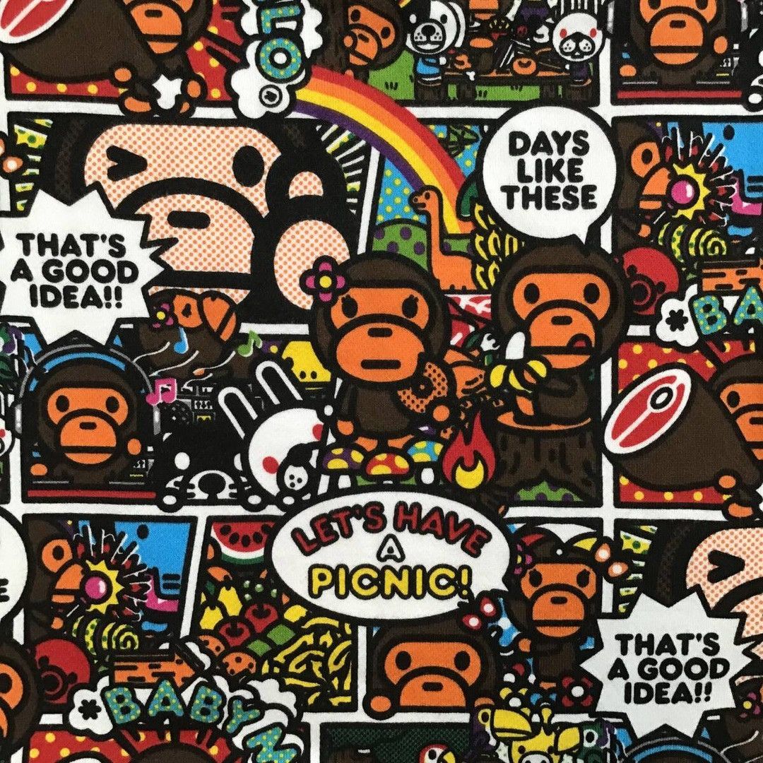 Bape BAPE Comic Milo Baby Swaddle blanket a bathing ape Size ONE SIZE - 5 Thumbnail