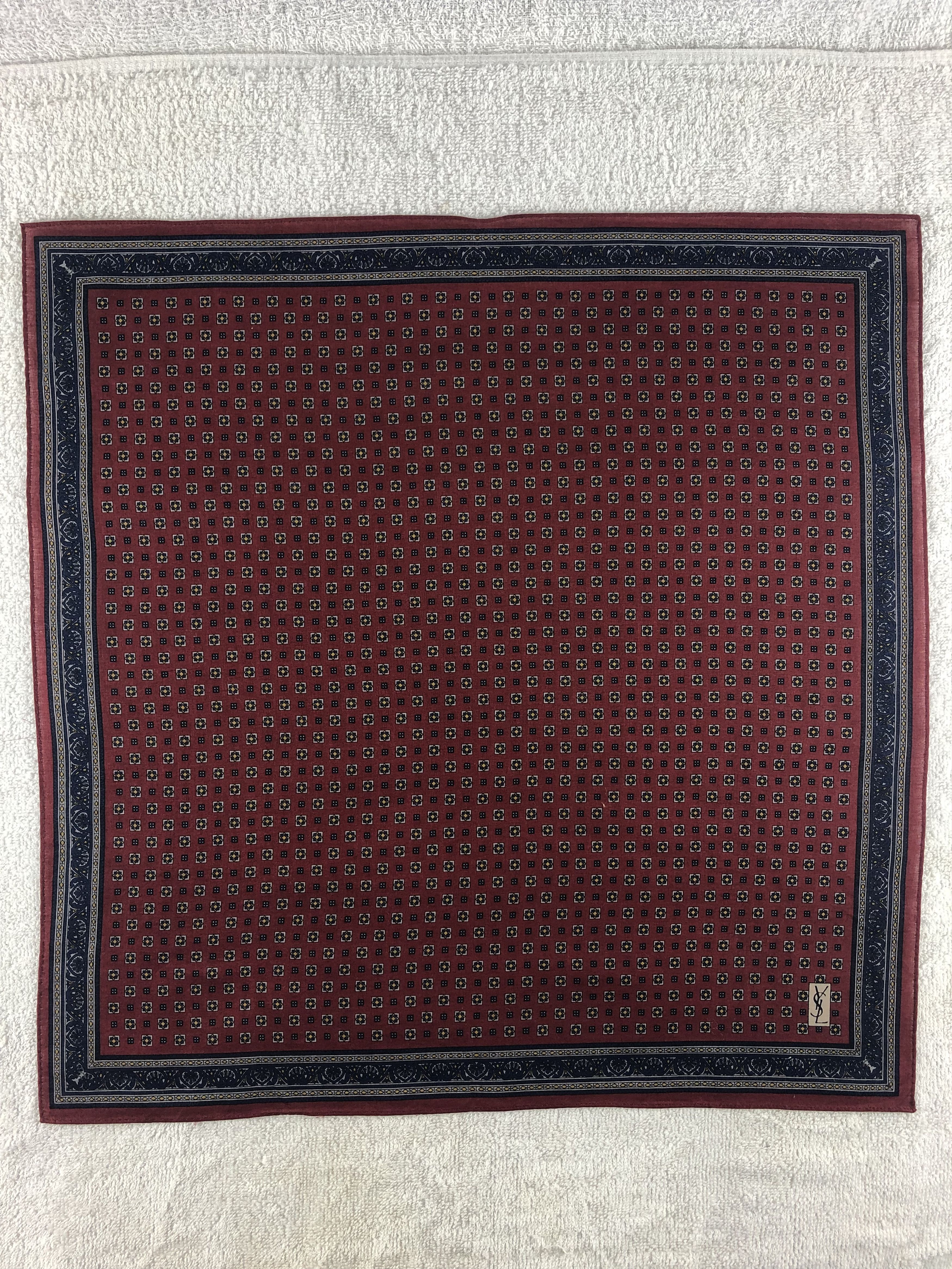 Vintage Yves Saint Laurent Handkerchief / Bandana / Neckerchief Size ONE SIZE - 3 Thumbnail