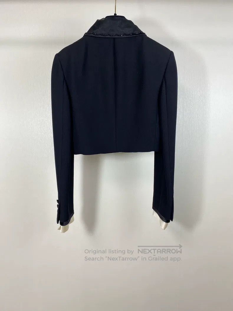 Miu Miu Miu Miu 40 Beaded black short suit Size M / US 6-8 / IT 42-44 - 2 Thumbnail
