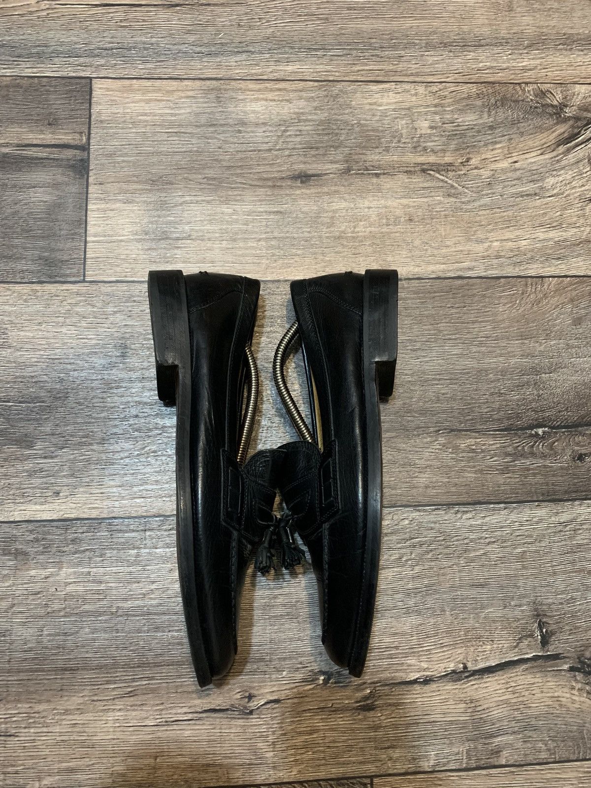 Leather × Russell & Bromley Russel & Bromley Black Leather Loafers Made in Italy Size US 10 / EU 43 - 4 Thumbnail