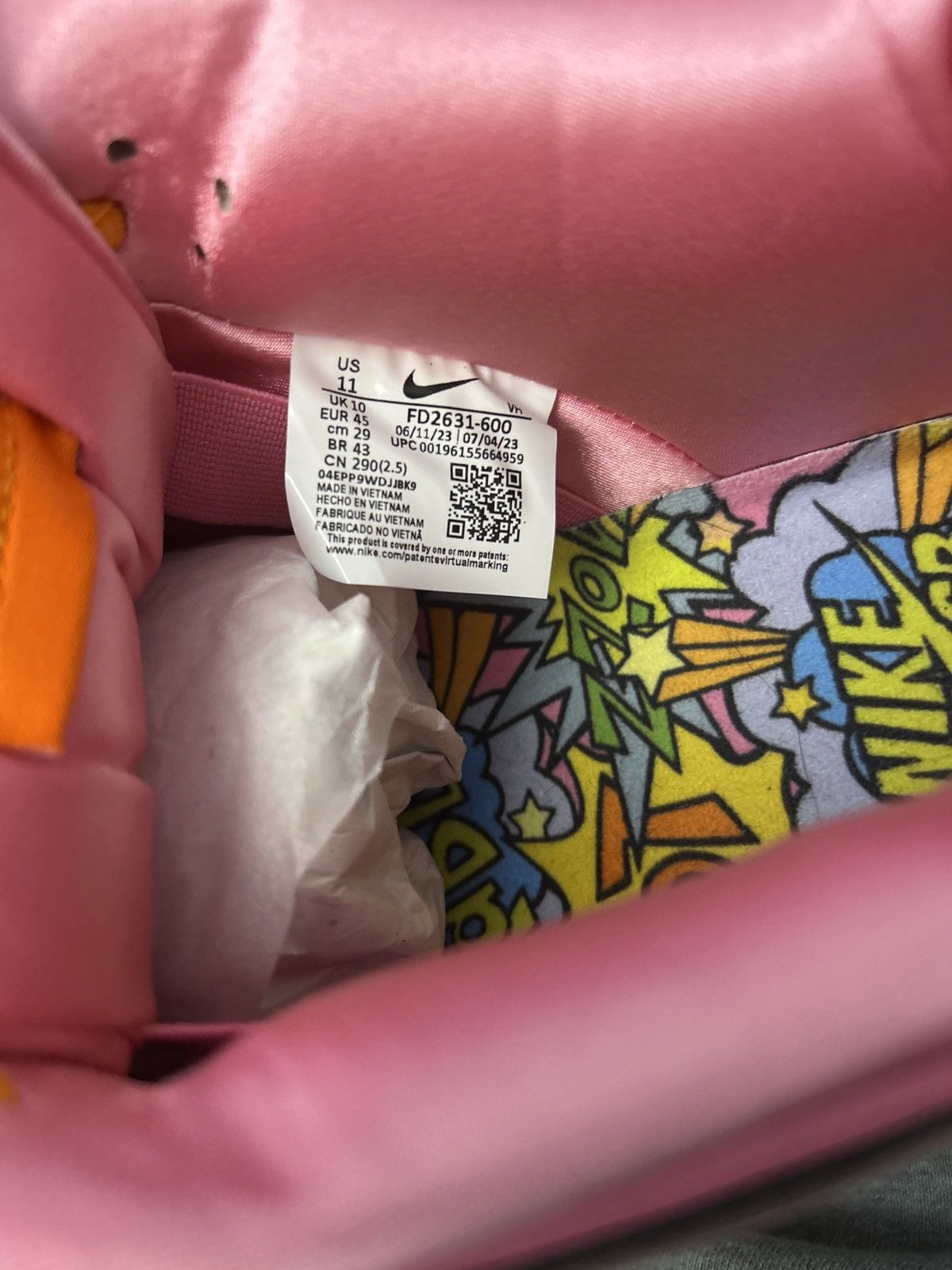 Nike Nike SB Dunk x Powerpuff Girls ‘Blossom’ Size US 11 / EU 44 - 6 Thumbnail