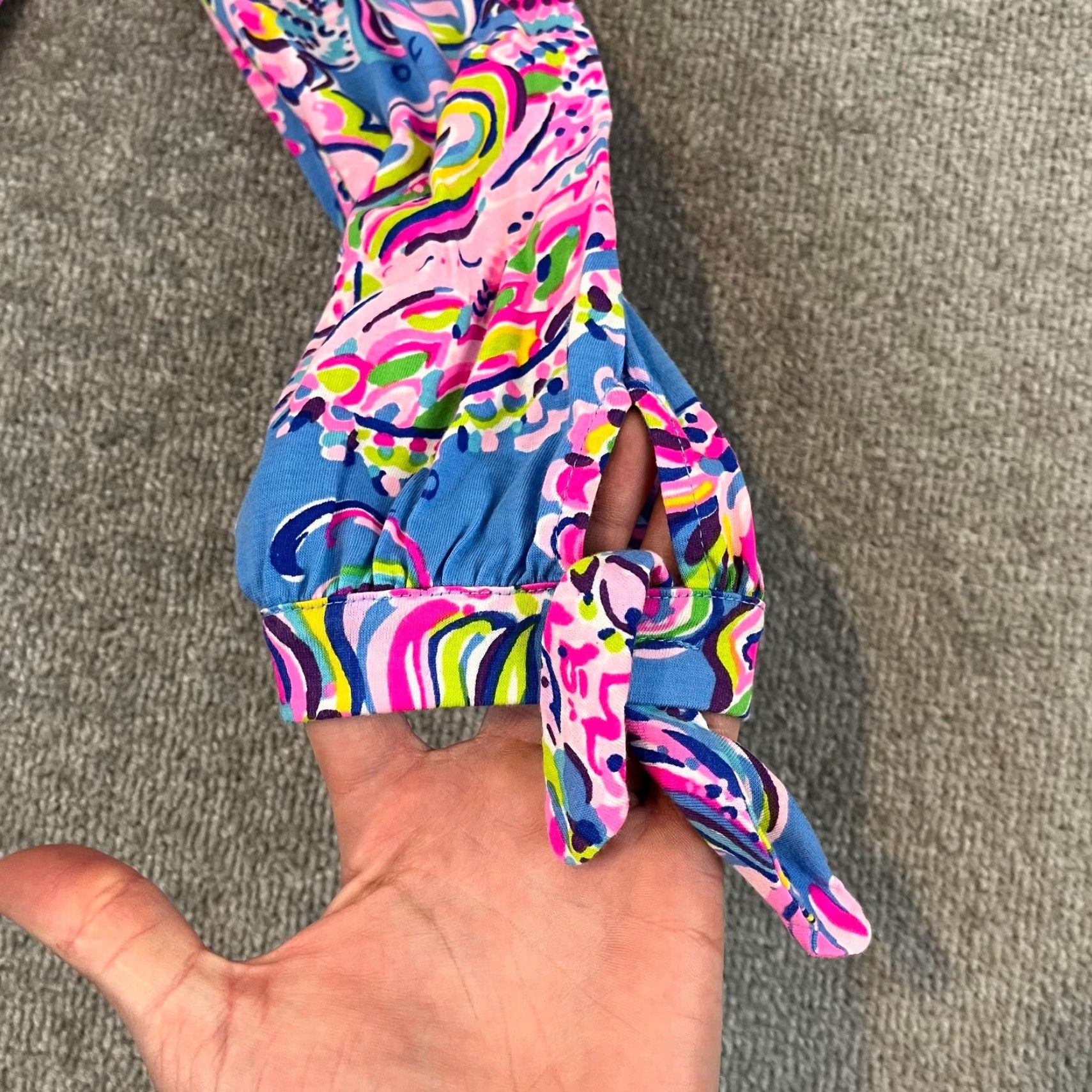 Lilly Pulitzer Lilly Pulitzer Dress Adult XS Multicolor Floral Mermaid Grotto Tie Womens Size XS / US 0-2 / IT 36-38 - 6 Thumbnail