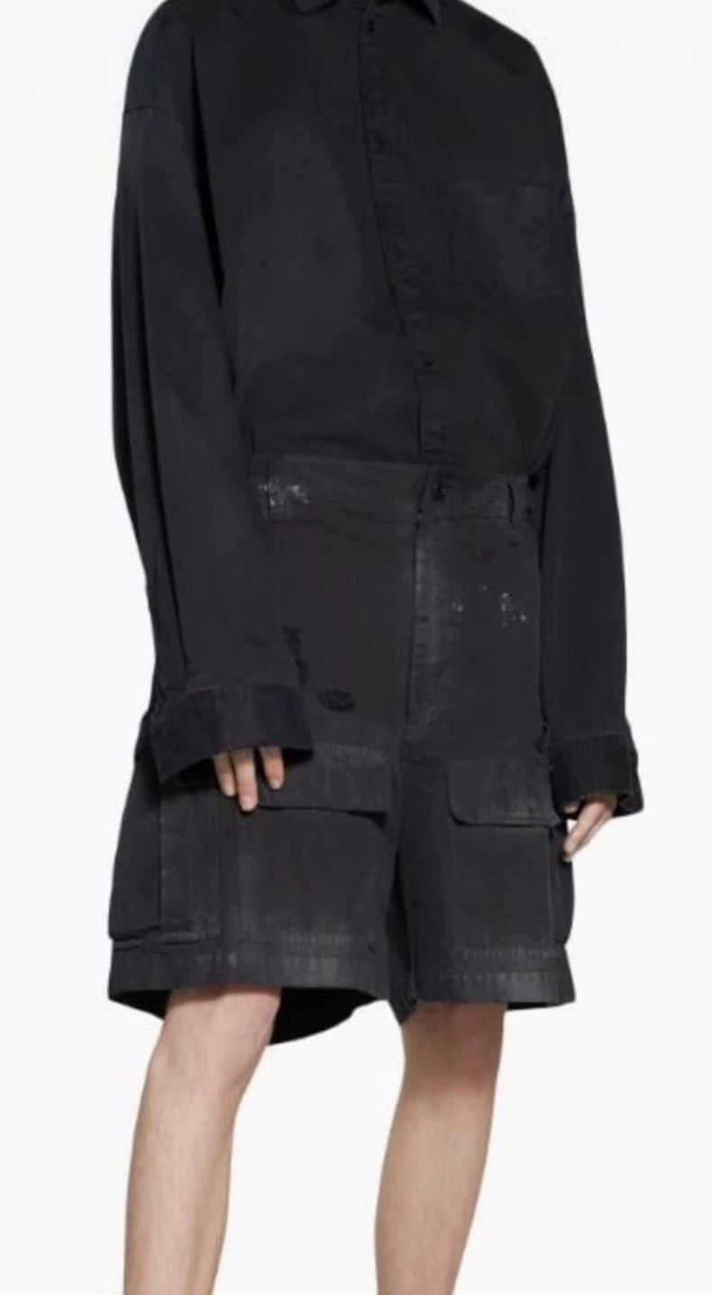 Balenciaga Balenciaga size m 24SS Disruptive Ink-Splashing Fringed Car Size US 30 / EU 46 - 7 Thumbnail
