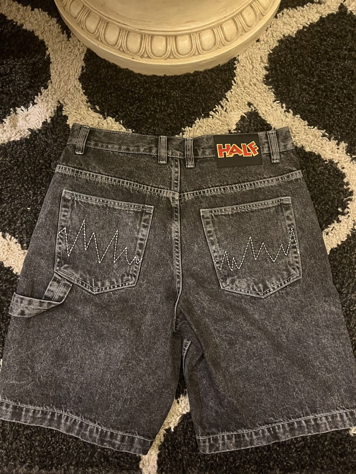 Other × Vintage Vintage Acid Wash Denim Jorts-EATENCompany-Streetwear Y2K Size US 30 / EU 46 - 3 Thumbnail