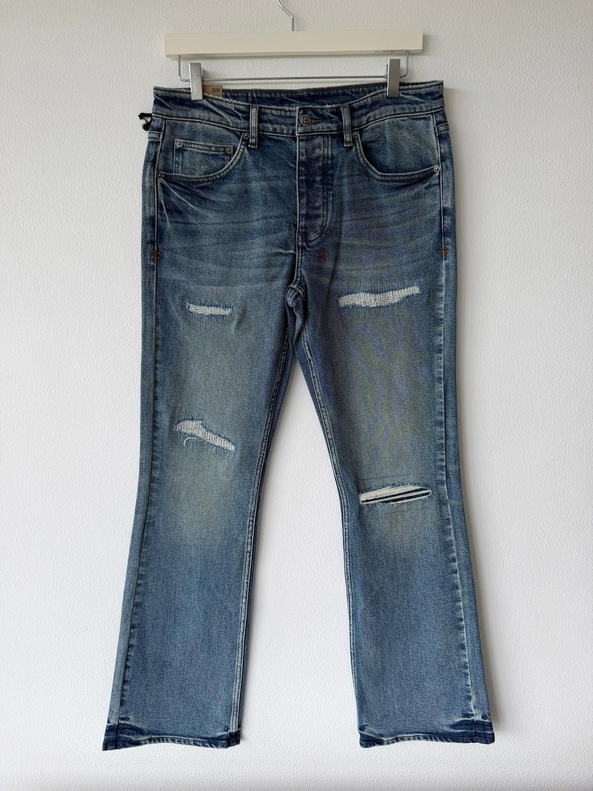 Ksubi new Ksubi mens jeans bronko roadhouse repair blue 32 Size US 32 / EU 48 - 1 Thumbnail