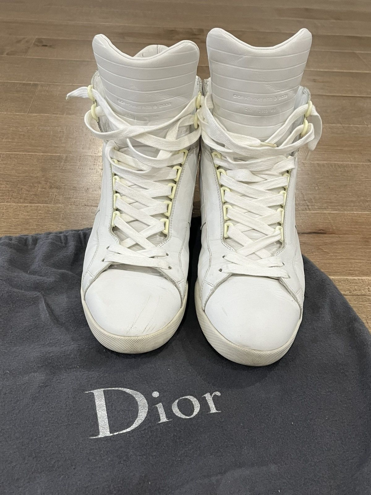 Dior Dior ss04 “strip” sneakers by hedi slimane Size US 9.5 / EU 42-43 - 4 Thumbnail