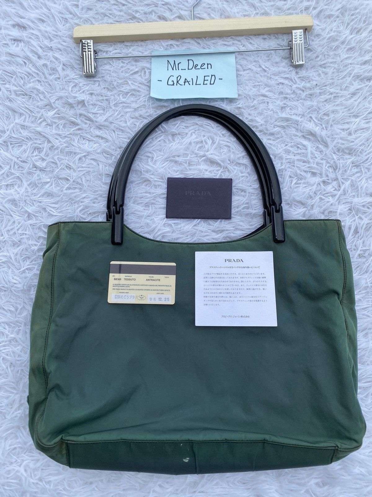 Prada Rare Vintage 1998 PRADA 100% Authentic Tote Bag Size ONE SIZE - 13 Thumbnail