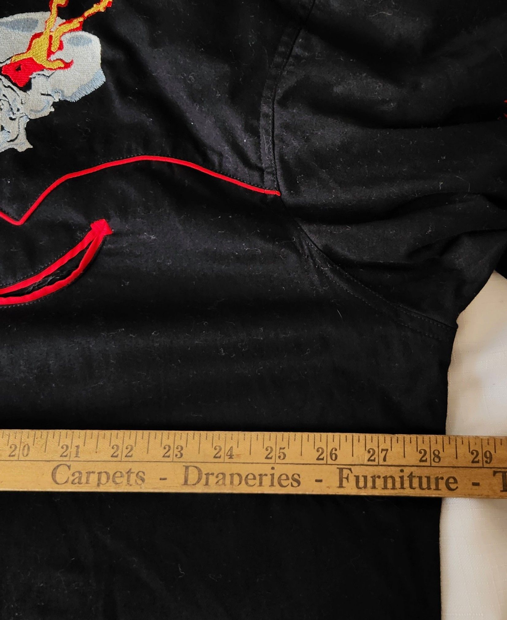 Rockmount Ranch Wear ROCKMOUNT Ranch Wear MEN'S FLAMING SKULL embroidered WESTERN Size US XXL / EU 58 / 5 - 9 Thumbnail