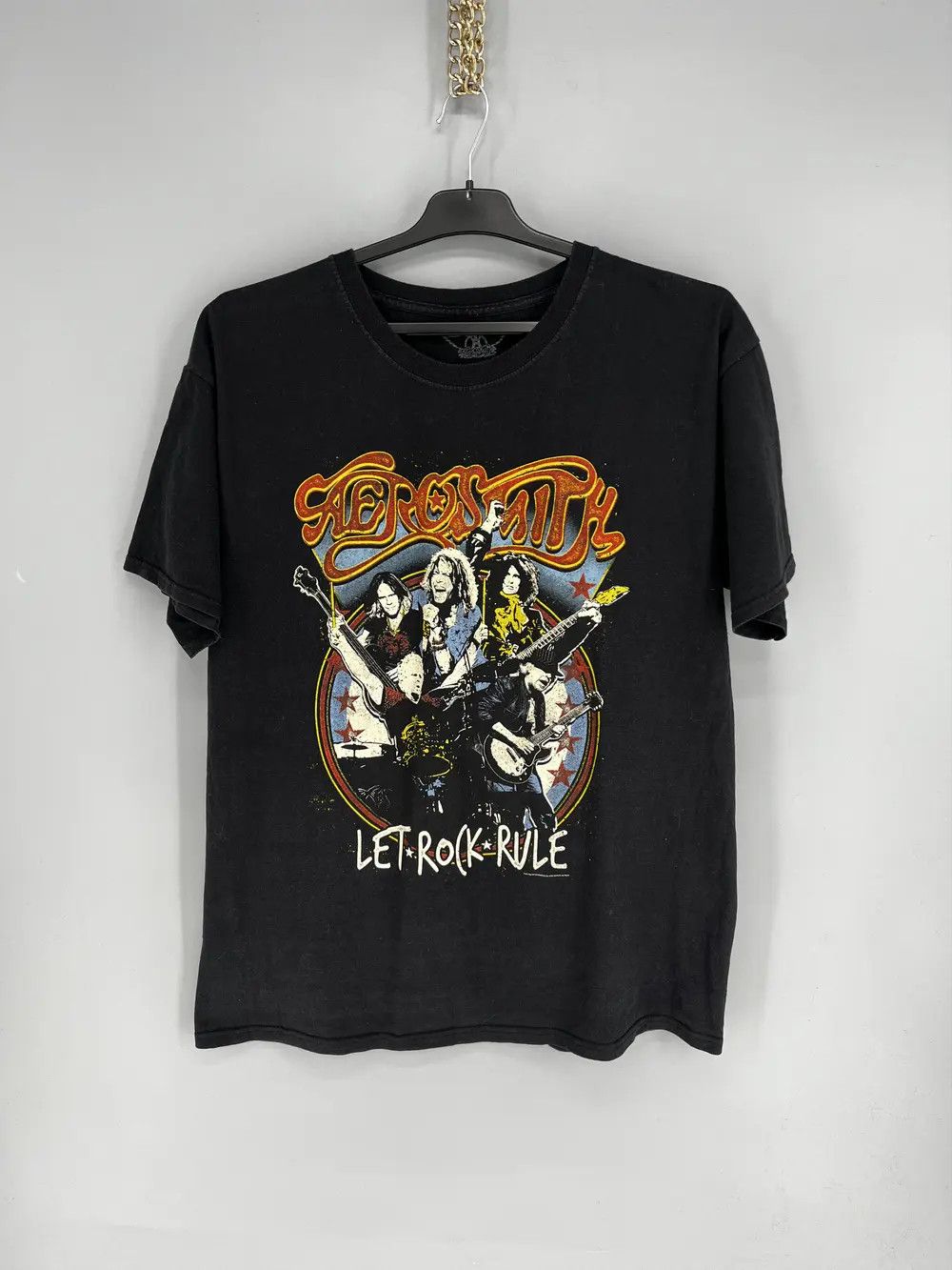 Band Tees Y2K Vintage Aerosmith World Tour T-Shirt Band Rock Streetwea Size US L / EU 52-54 / 3 - 1 Thumbnail