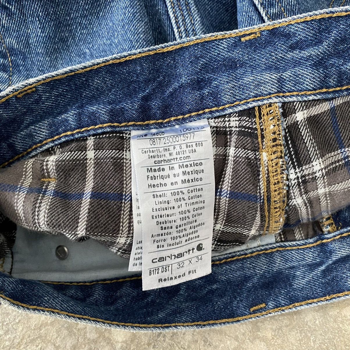 Carhartt Vintage Carhartt Blanket Lined Relaxed Fit Denim Jeans Size US 32 / EU 48 - 21 Thumbnail