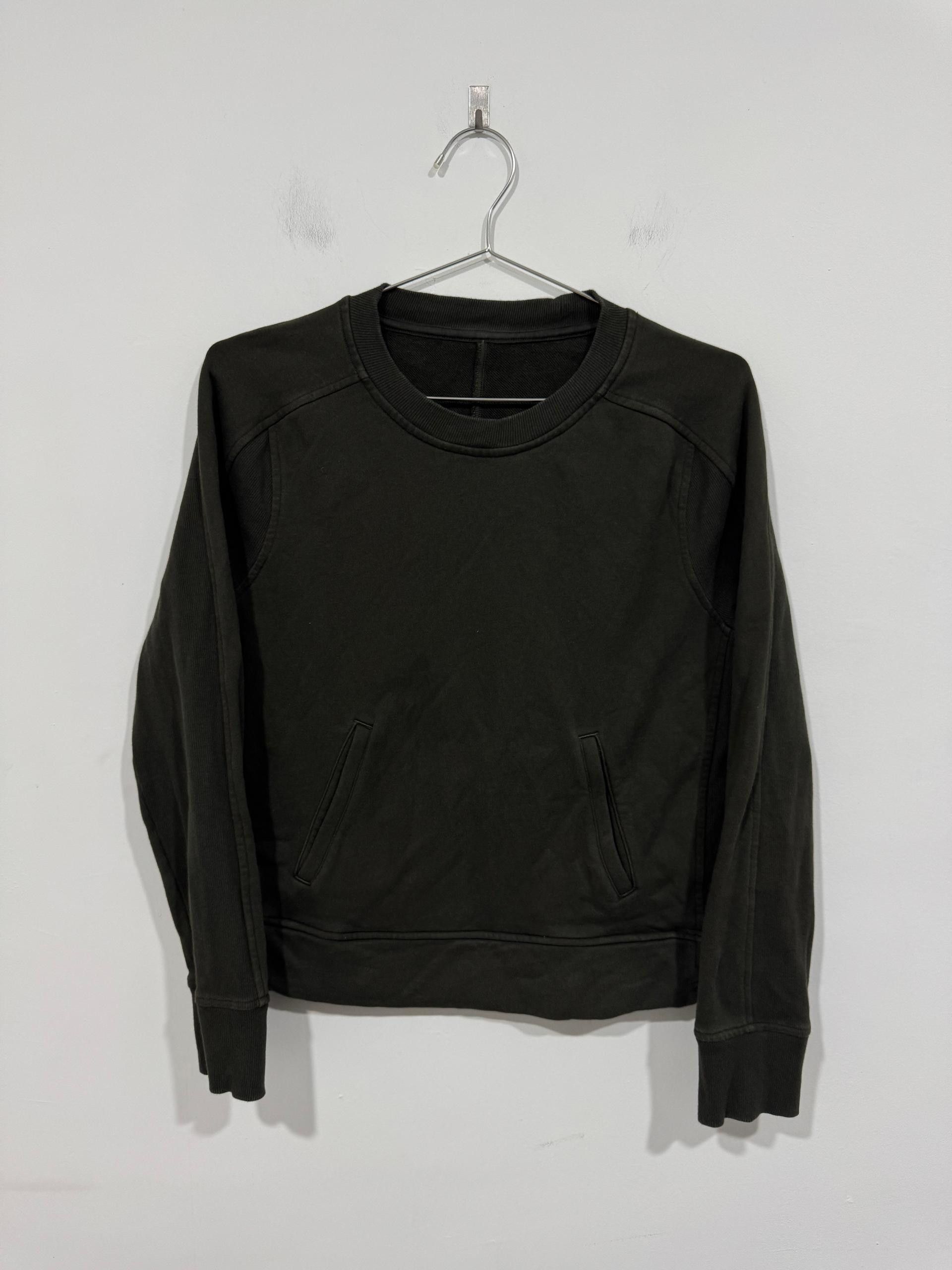 Lululemon Lululemon Olive Green Sweatshirt Size US S / EU 44-46 / 1 - 1 Thumbnail