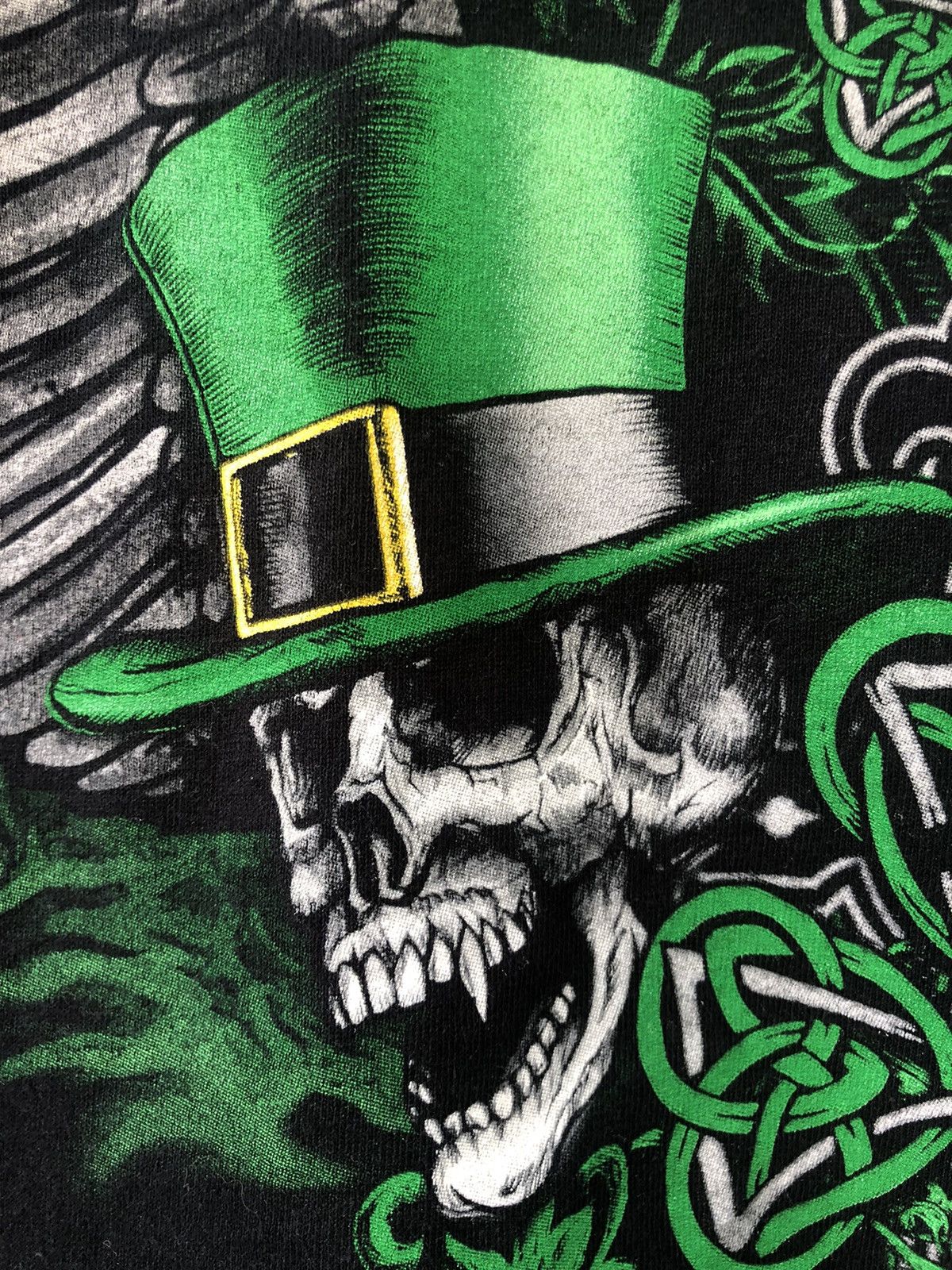 Affliction 🔥Vintage Y2K🔥St Patricks Day Green National Art Vector Tee Size US L / EU 52-54 / 3 - 5 Thumbnail