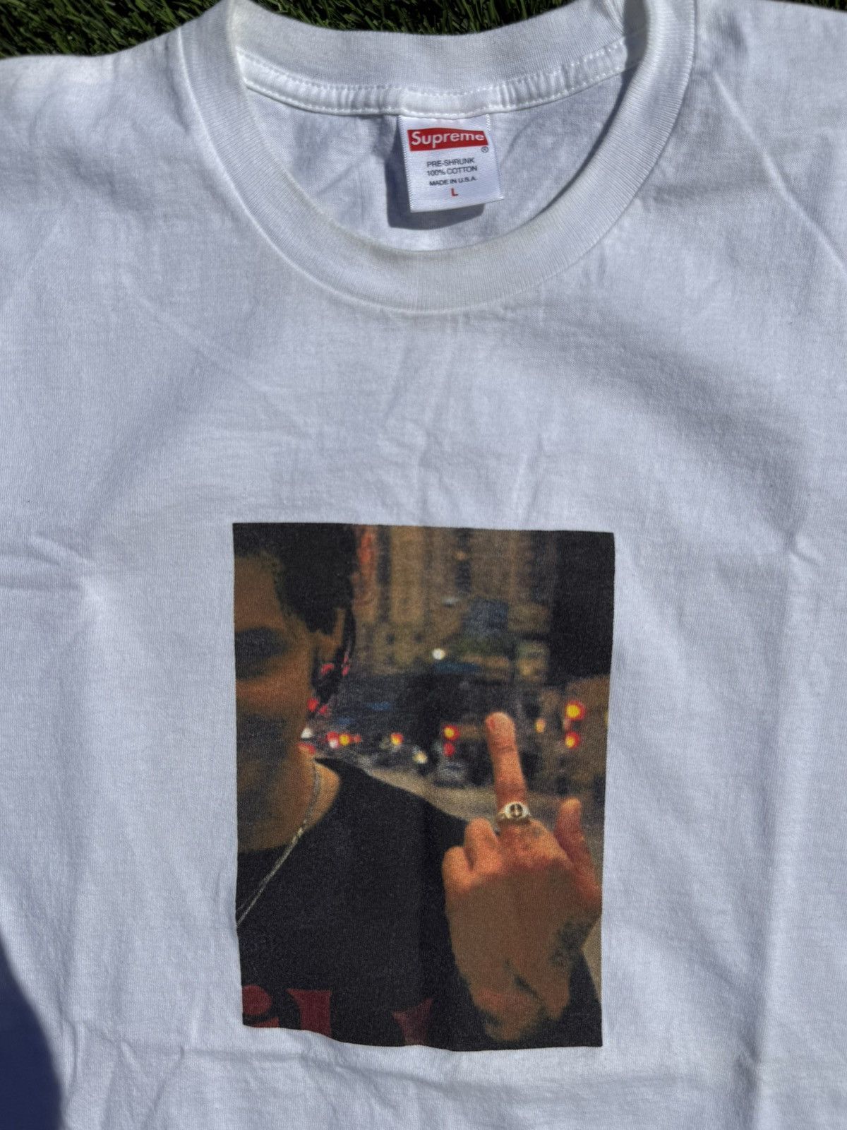 Supreme Supreme "Blessed" Tee Size US L / EU 52-54 / 3 - 1 Thumbnail