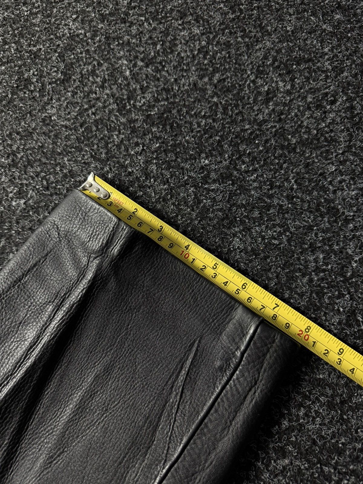 Leather Y2K Vintage Leather Pants Opium Style Alt Biker USA Rare Size US 35 - 22 Thumbnail