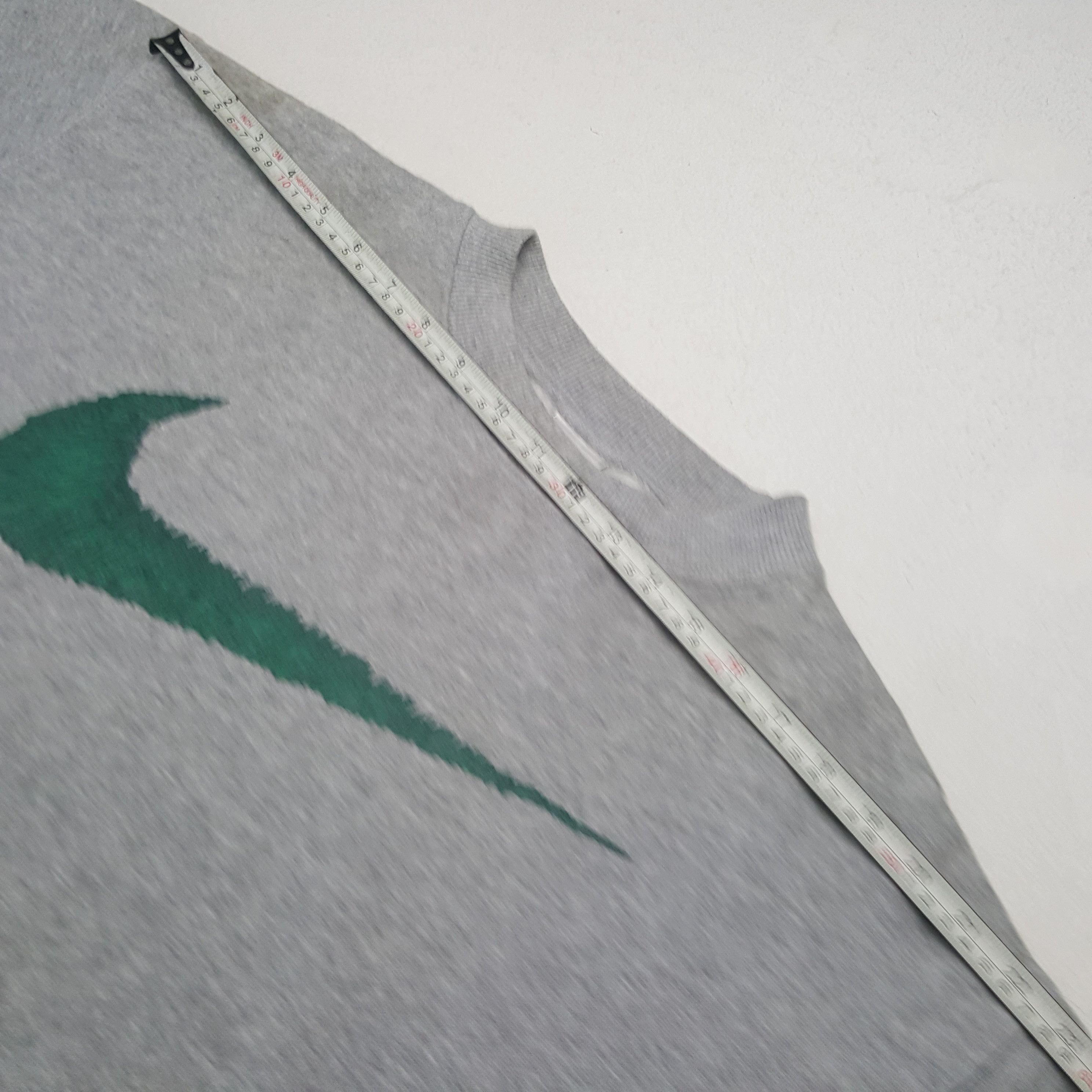 Nike × Vintage Vintage NIKE Swoosh Big Design Sweatshirt C283N28 Size US L / EU 52-54 / 3 - 6 Thumbnail