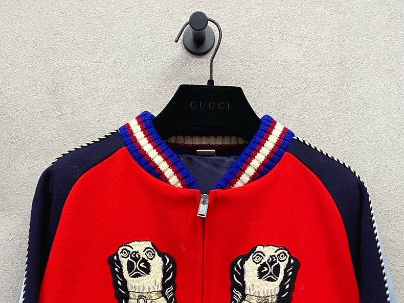Gucci GucciRed embroidered tiger head jacket 2503-Nextarrow Size US S / EU 44-46 / 1 - 4 Thumbnail
