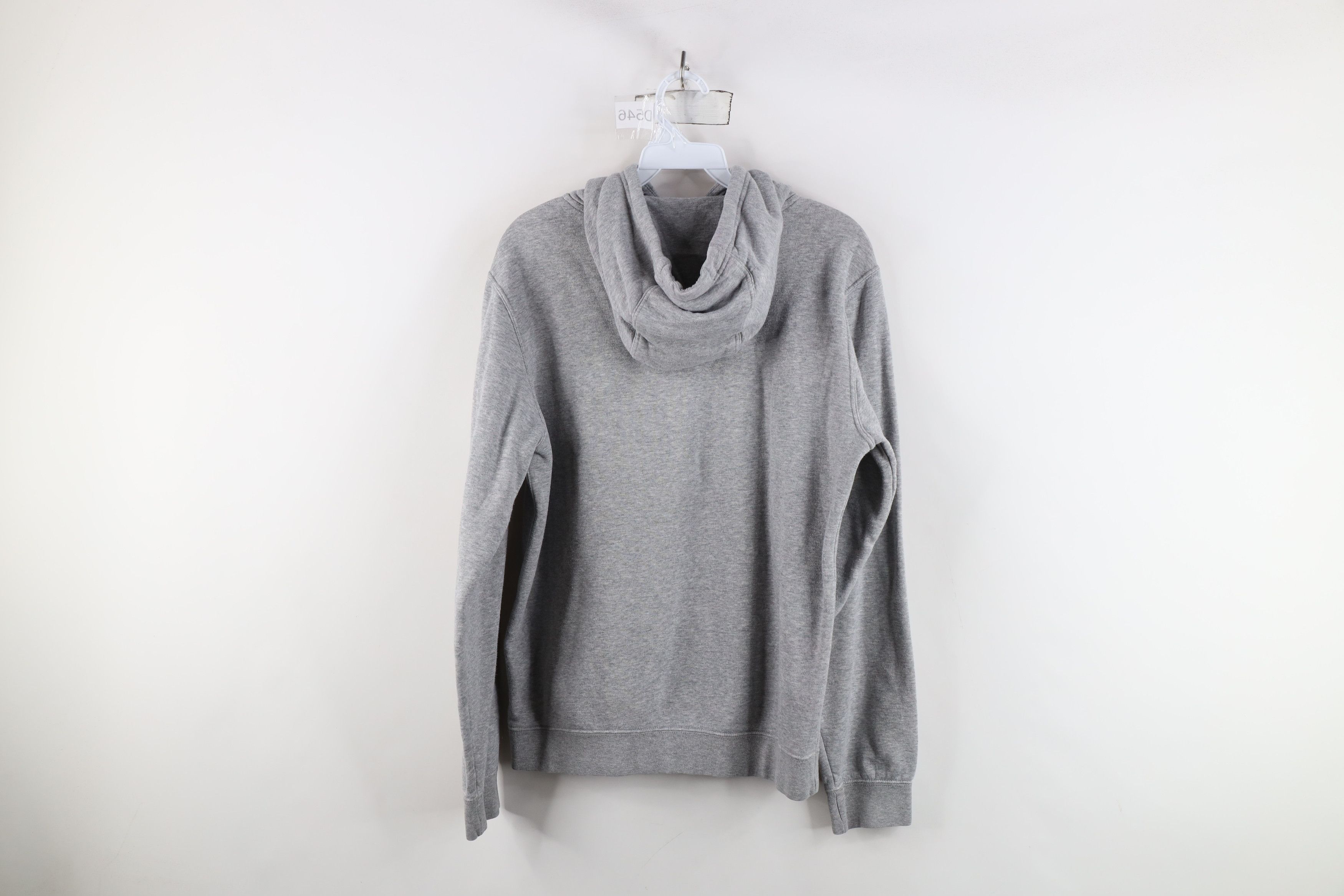 Nike × Vintage Vintage Y2K Nike Mini Swoosh Spell Out Hoodie Heather Gray Size US S / EU 44-46 / 1 - 11 Thumbnail