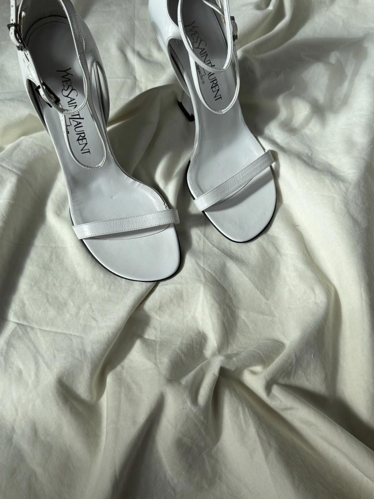 SS 2001 Yves Saint Laurent by Tom Ford Runway Straps Heels