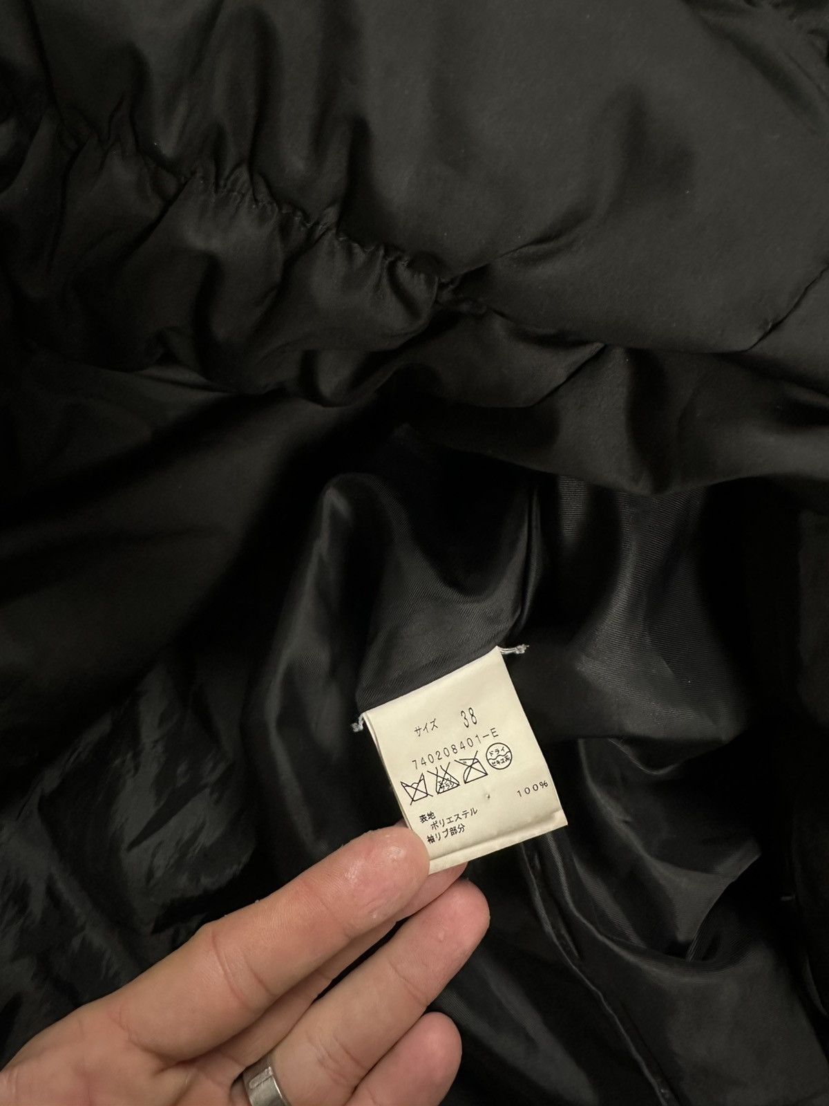 Japanese Brand × Vintage Profile Black Label Puffer Down Jacket Parka Japan Tokyo Size S / US 4 / IT 40 - 8 Thumbnail