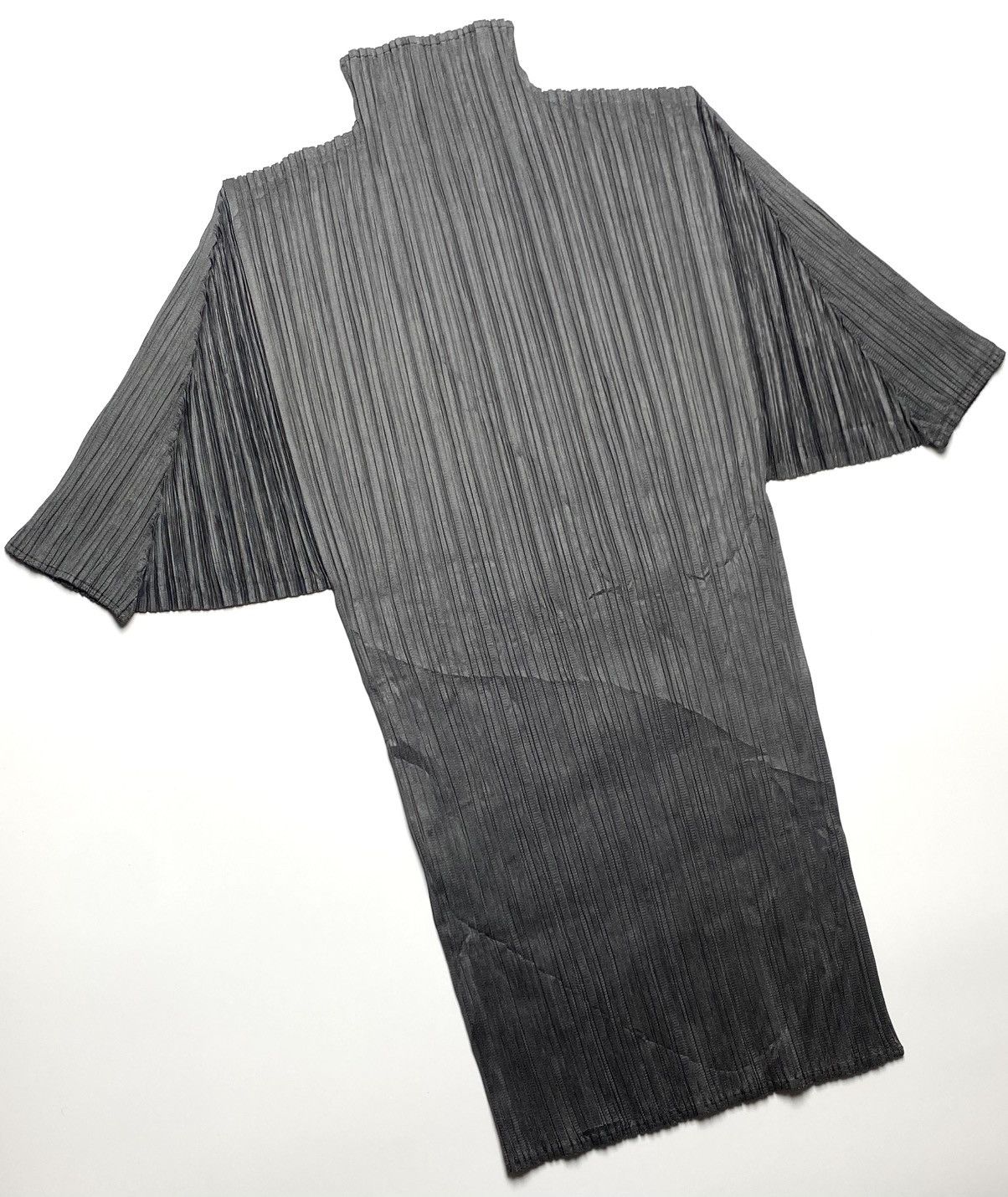 Pleats Please Issey Miyake Issey Miyake Pleats Please - Mock Neck Blouse Size L / US 10 / IT 46 - 2 Thumbnail