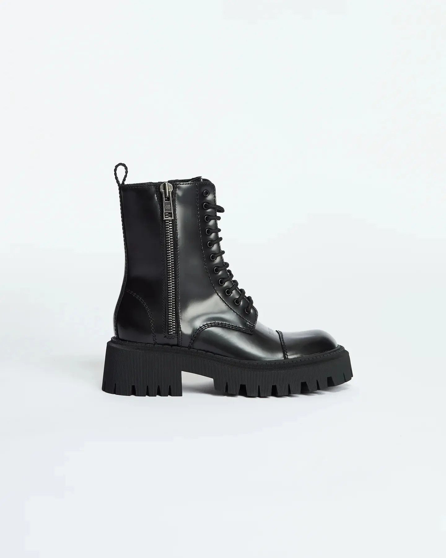 美品　BALENCIAGA TRACTOR 20MM 39 Buy Balenciaga men grey tractor 20mm lace up boots for