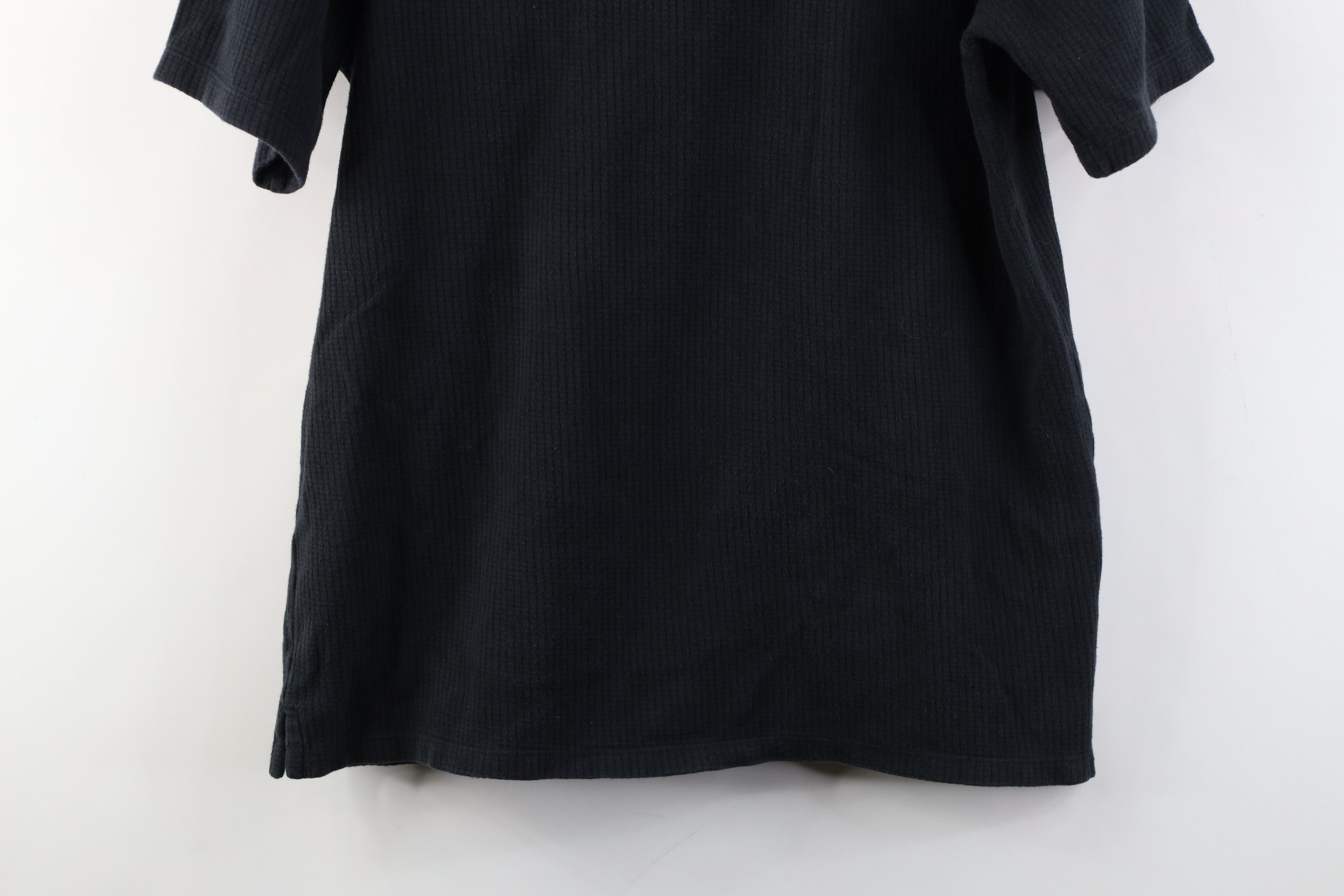 Vintage Vintage 90s Streetwear Knit Looped Collar Polo Black USA Size US M / EU 48-50 / 2 - 13 Thumbnail