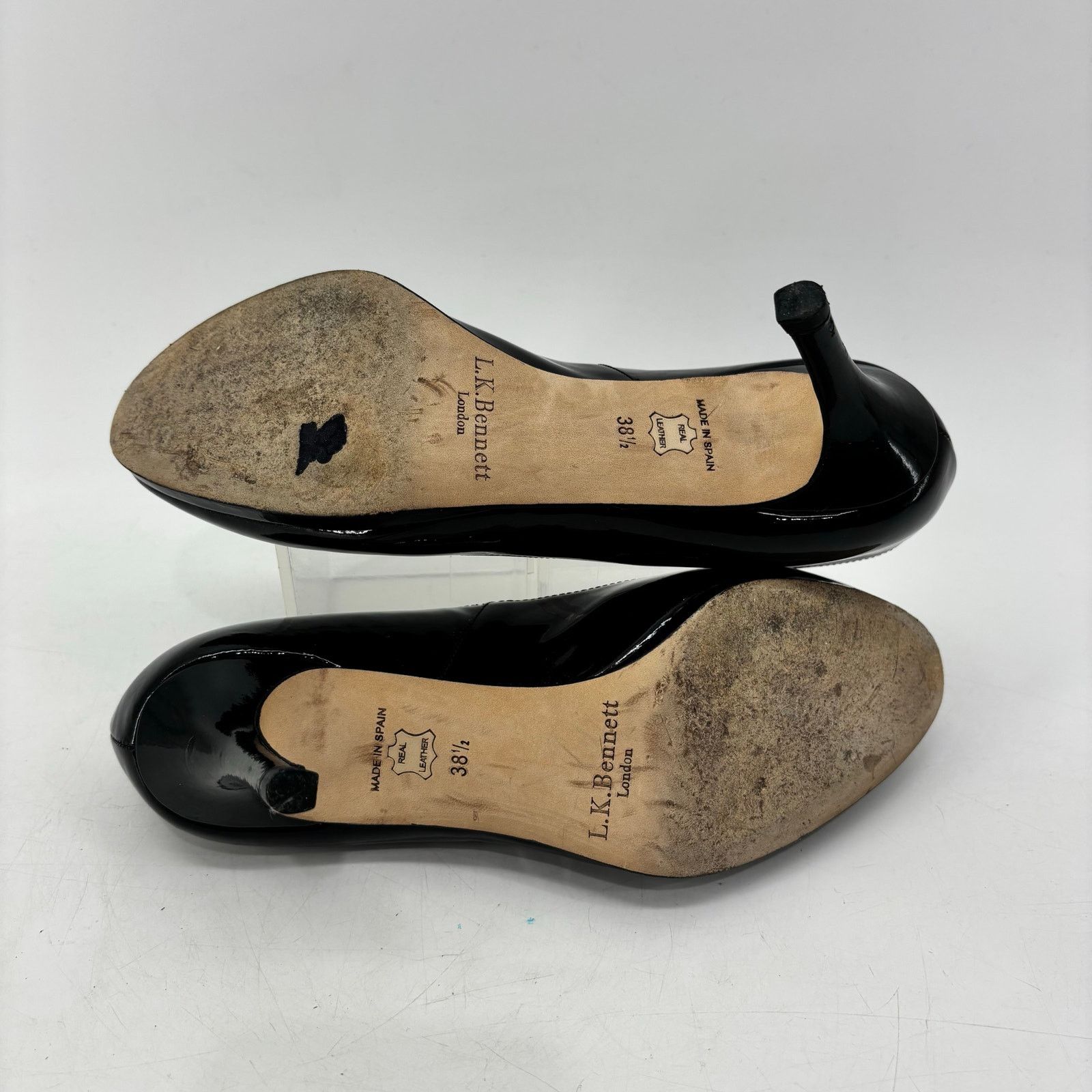 LK Bennett L.K. Bennett Women's Size 38.5 US 8.5 Black Patent Leather Size US 8.5 / IT 38.5 - 5 Thumbnail